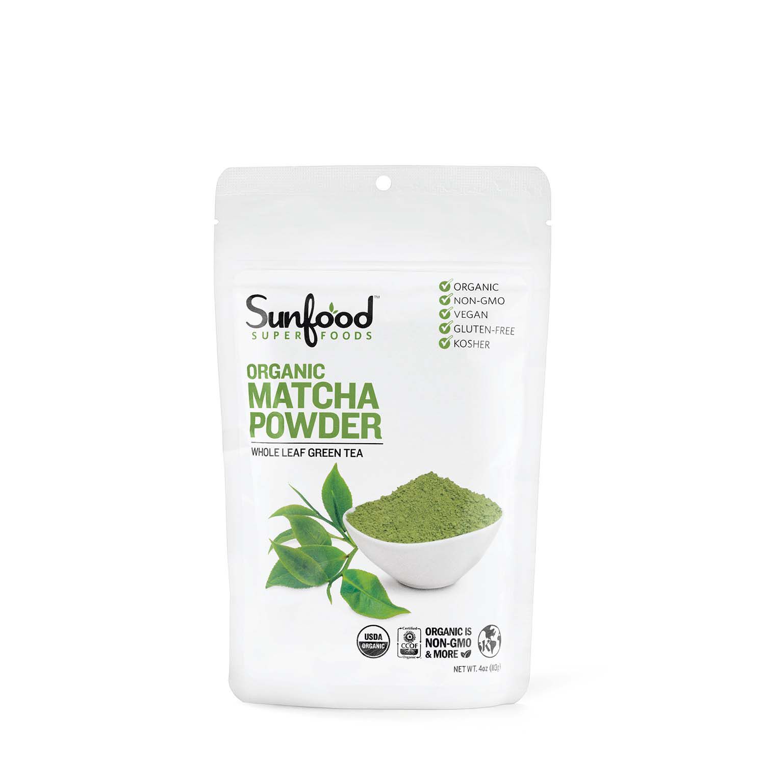 Sunfood Super Foods Organic Matcha Powder Gnc