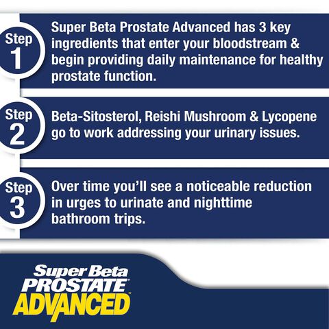Super Beta Prostate Advanced&trade; - 60 Caplets &#40;30 Servings&#41;  | GNC