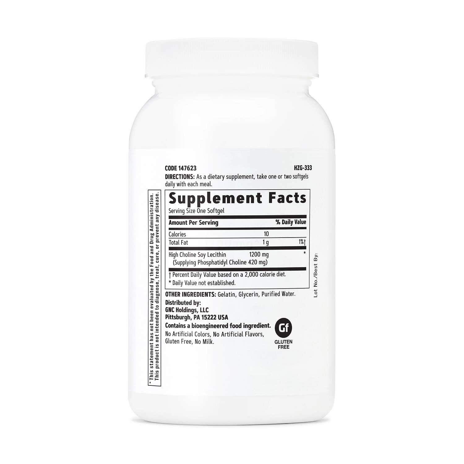 Triple Lecithin&trade; 1200mg - 90 Softgels (90 Servings)  | GNC