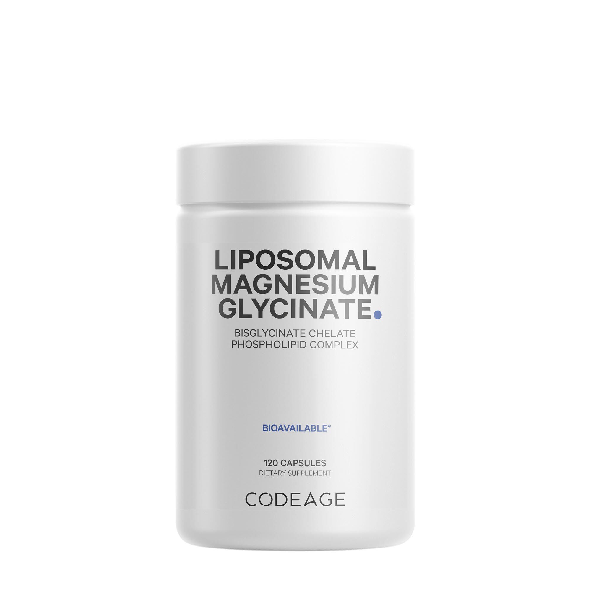 Liposomal Magnesium Glycinate - 120 Capsules &#40;30 Servings&#41;  | GNC