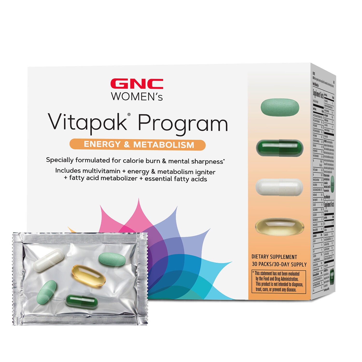 Energy and Metabolism Vitapak&reg; Program &#40;30 Servings&#41;  | GNC