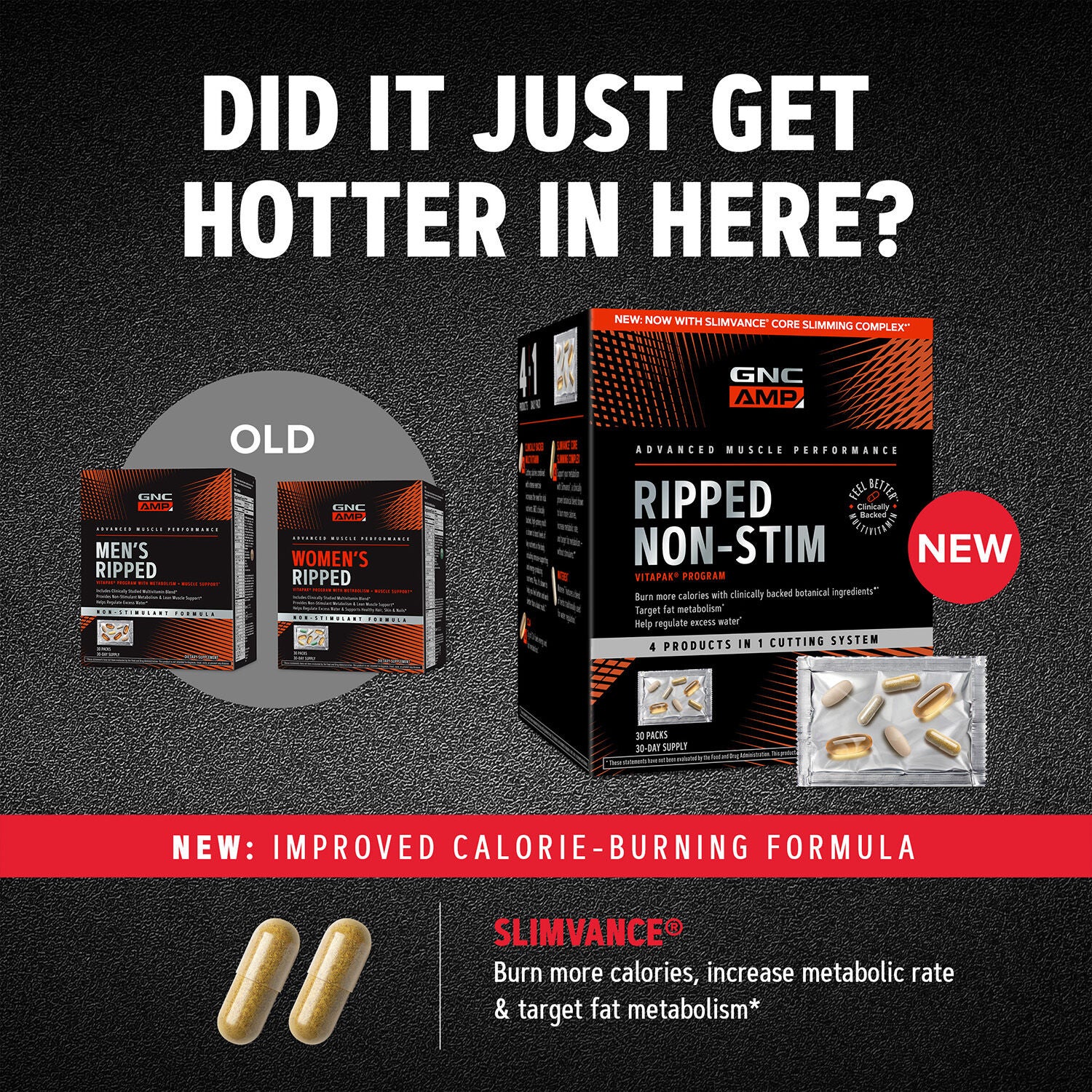 Ripped Non-Stim Vitapak (1 Month Supply)  | GNC