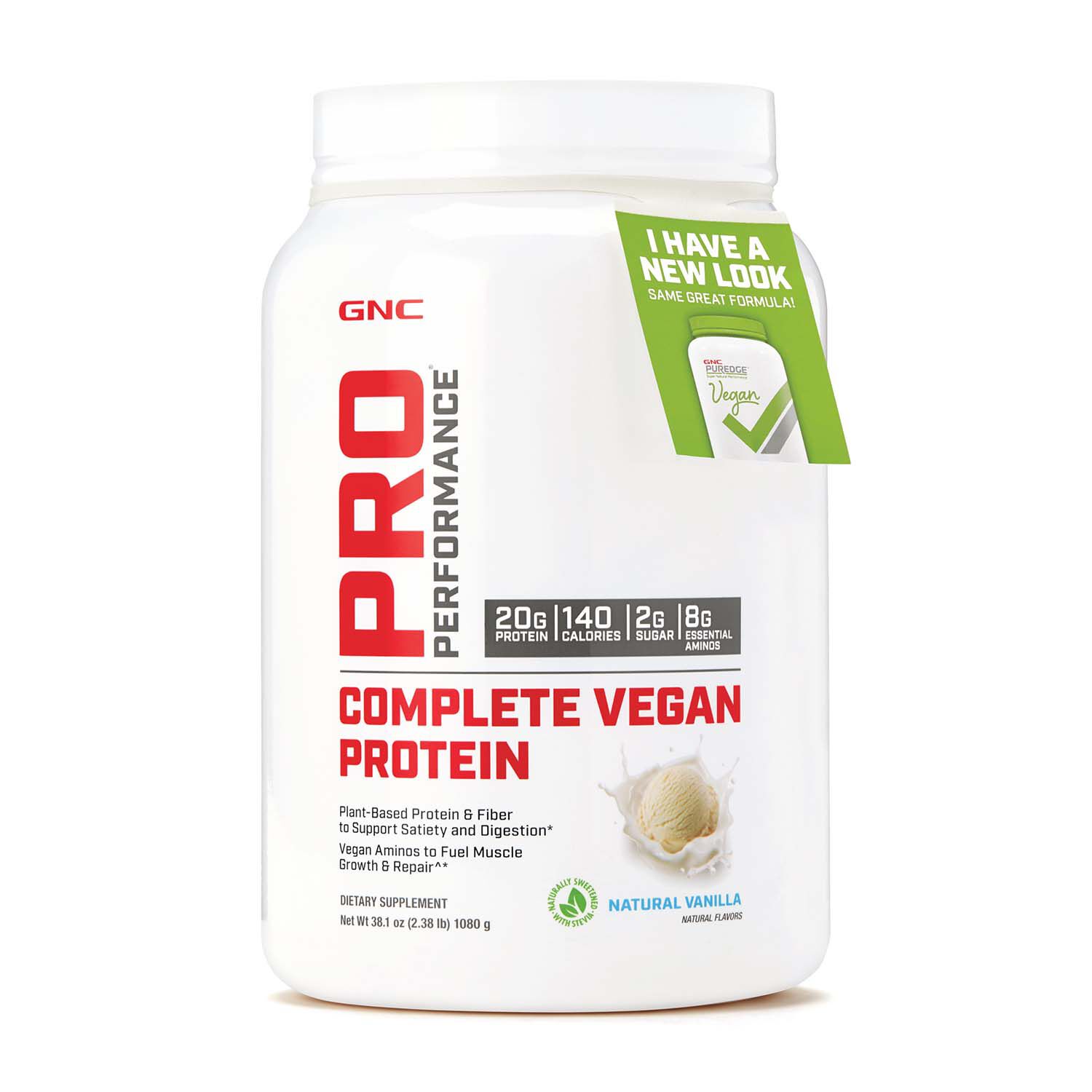 Gnc Pro Performance Complete Vegan Protein Natural Vanilla Gnc