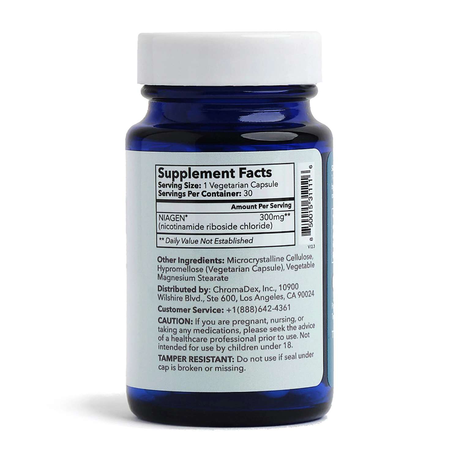 Tru Niagen 300mg - 30 Vegetarian Capsules (30 Servings)