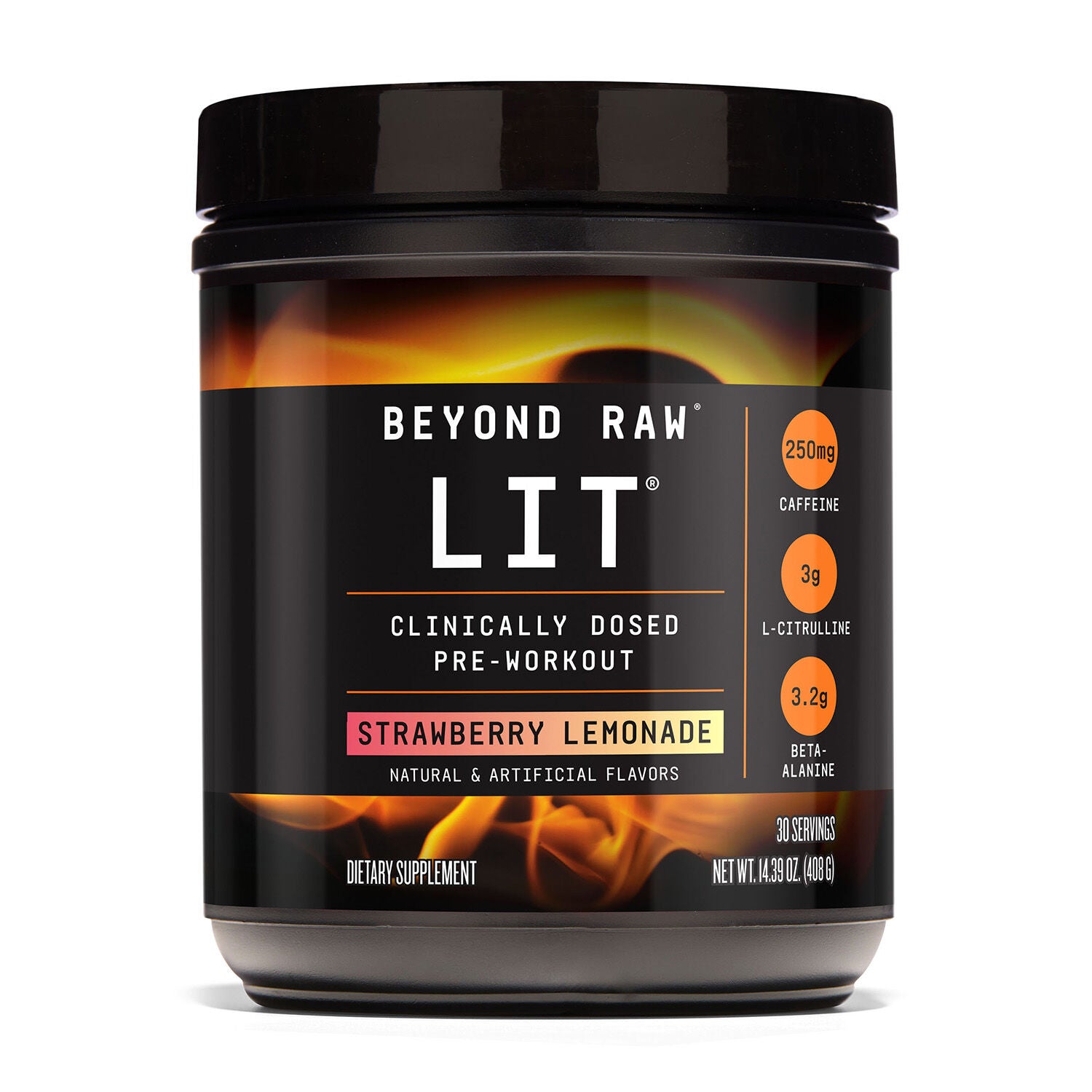 LIT&trade; Pre-Workout - Strawberry Lemonade&nbsp;&#40;30 Servings&#41; Strawberry Lemonade | GNC