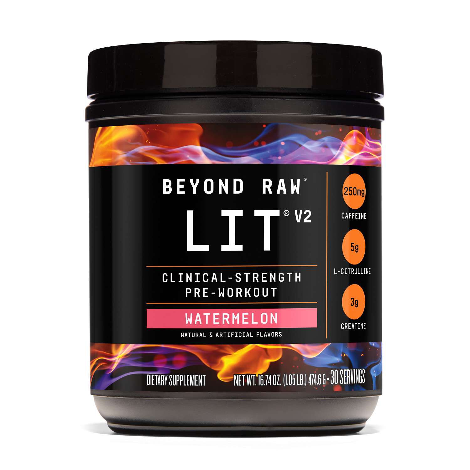 LIT V2 Pre-Workout - Watermelon (30 Servings) Watermelon | GNC