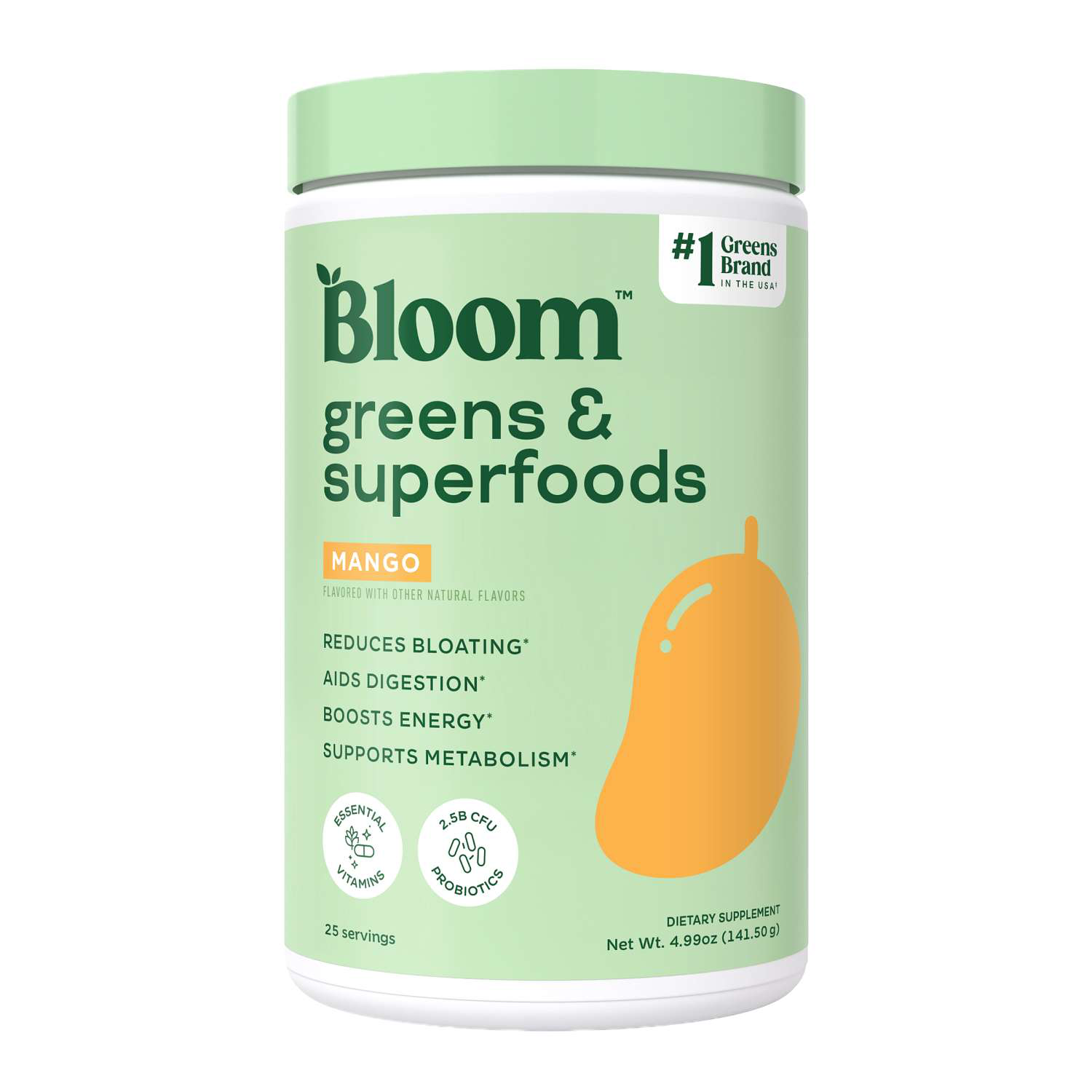 Greens &amp; Superfoods - Mango (25 Servings)  | GNC