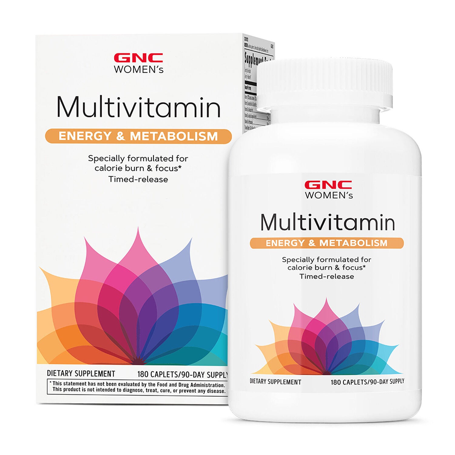 Energy &amp; Metabolism Multivitamin - 180 Caplets &#40;90 Servings&#41;  | GNC