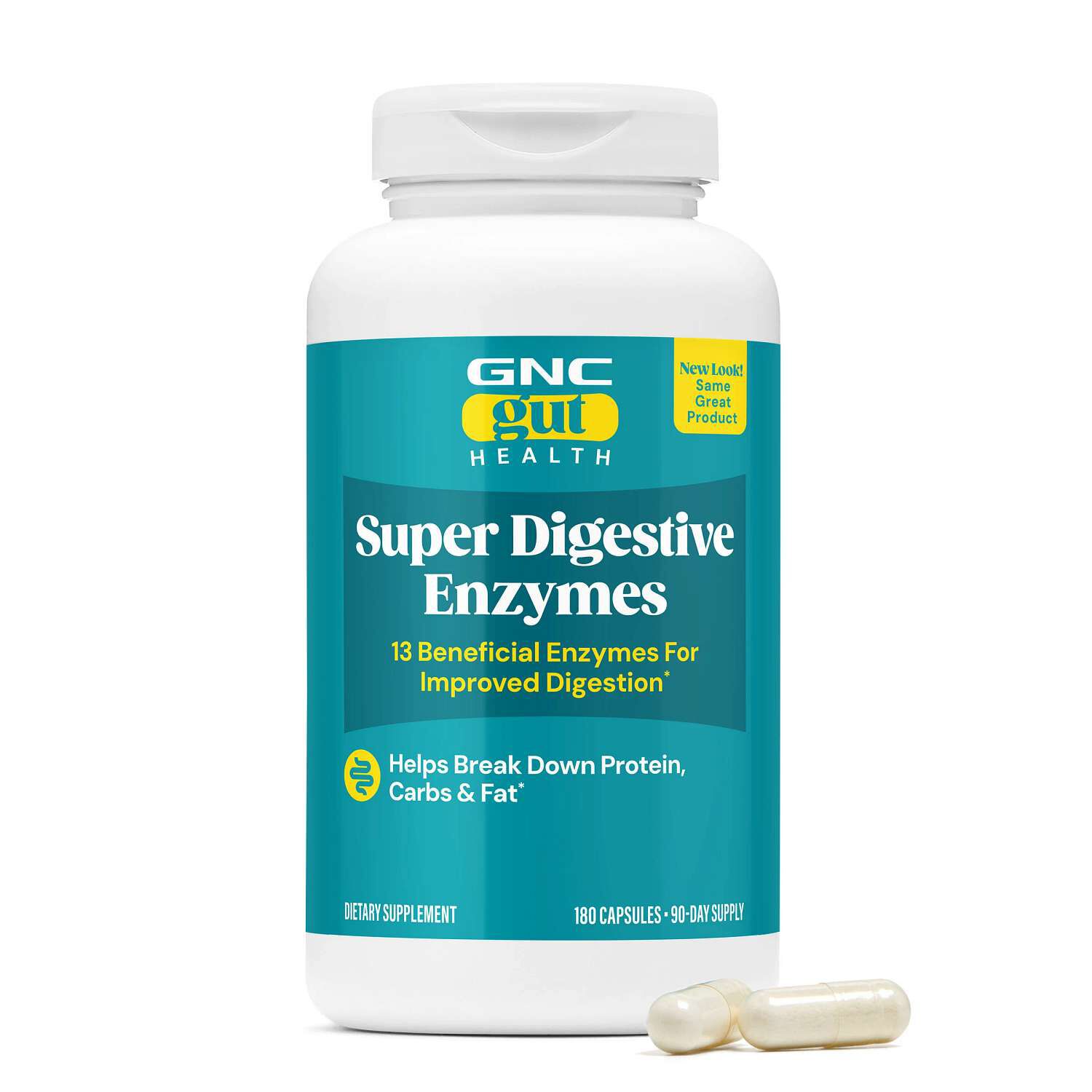 Super Digestive Enzymes - 180 Capsules (90 Servings)