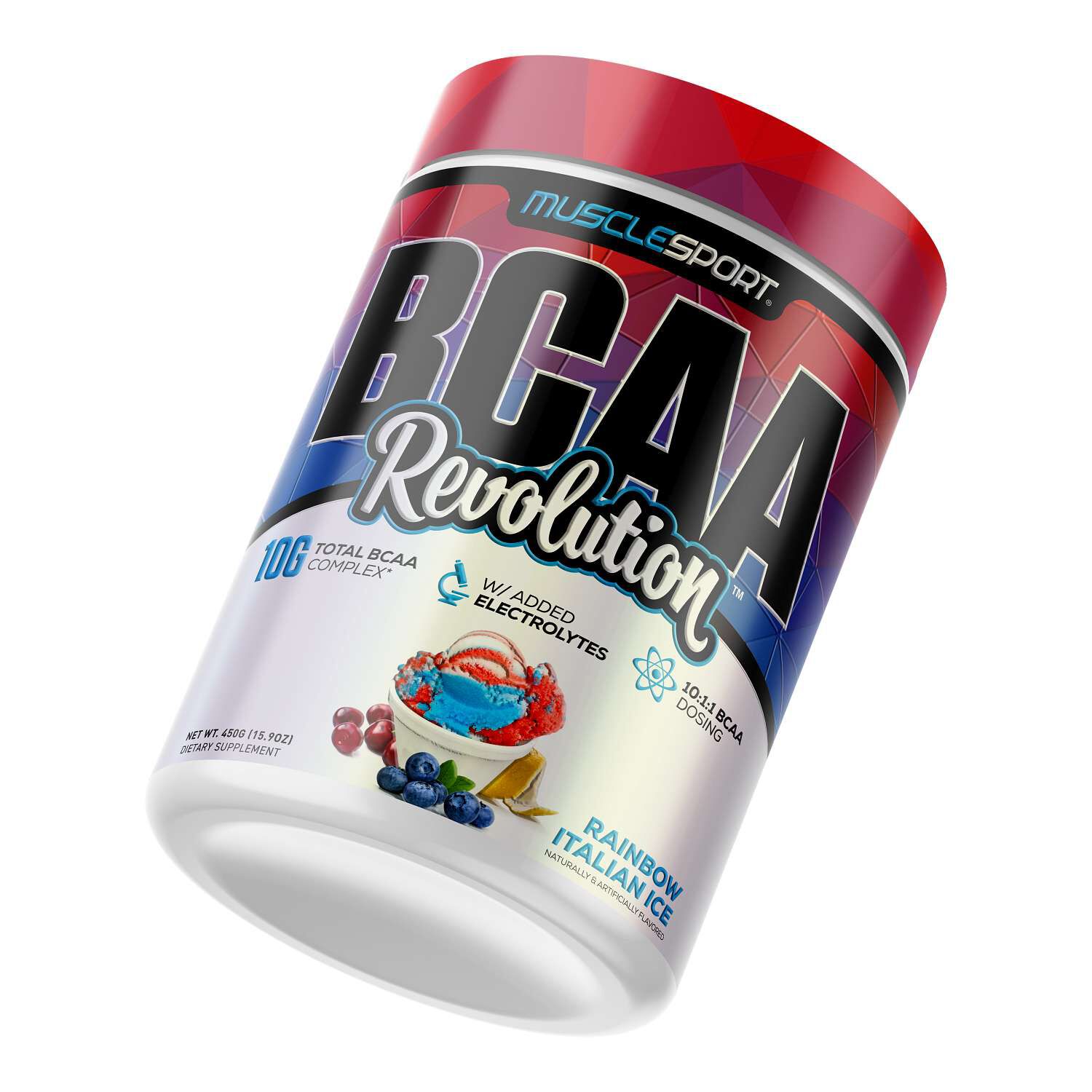 BCAA Revolution - Rainbow Italian Ice (30 Servings)  | GNC