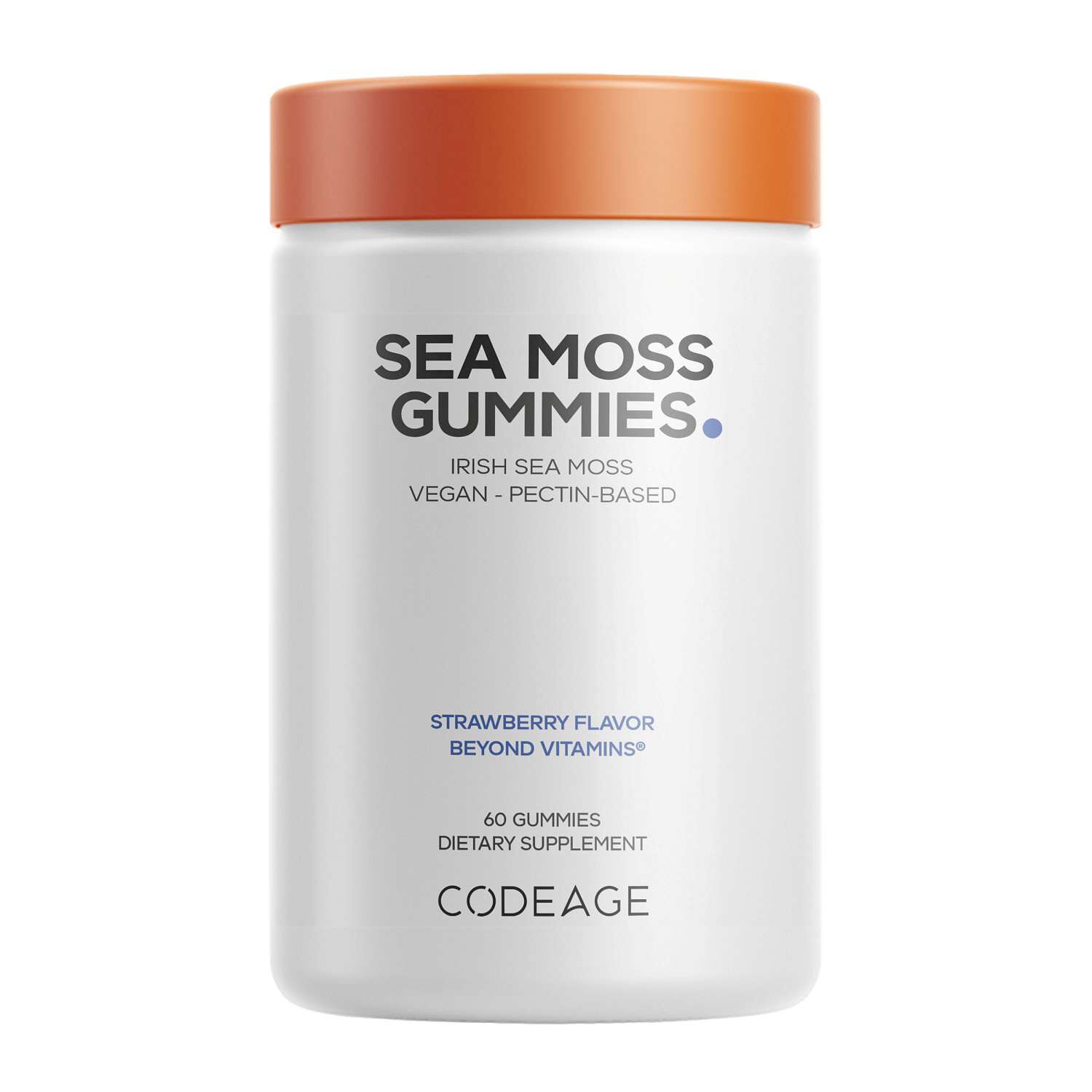 Sea Moss Gummies - Strawberry - 60 Gummies (30 Servings)  | GNC