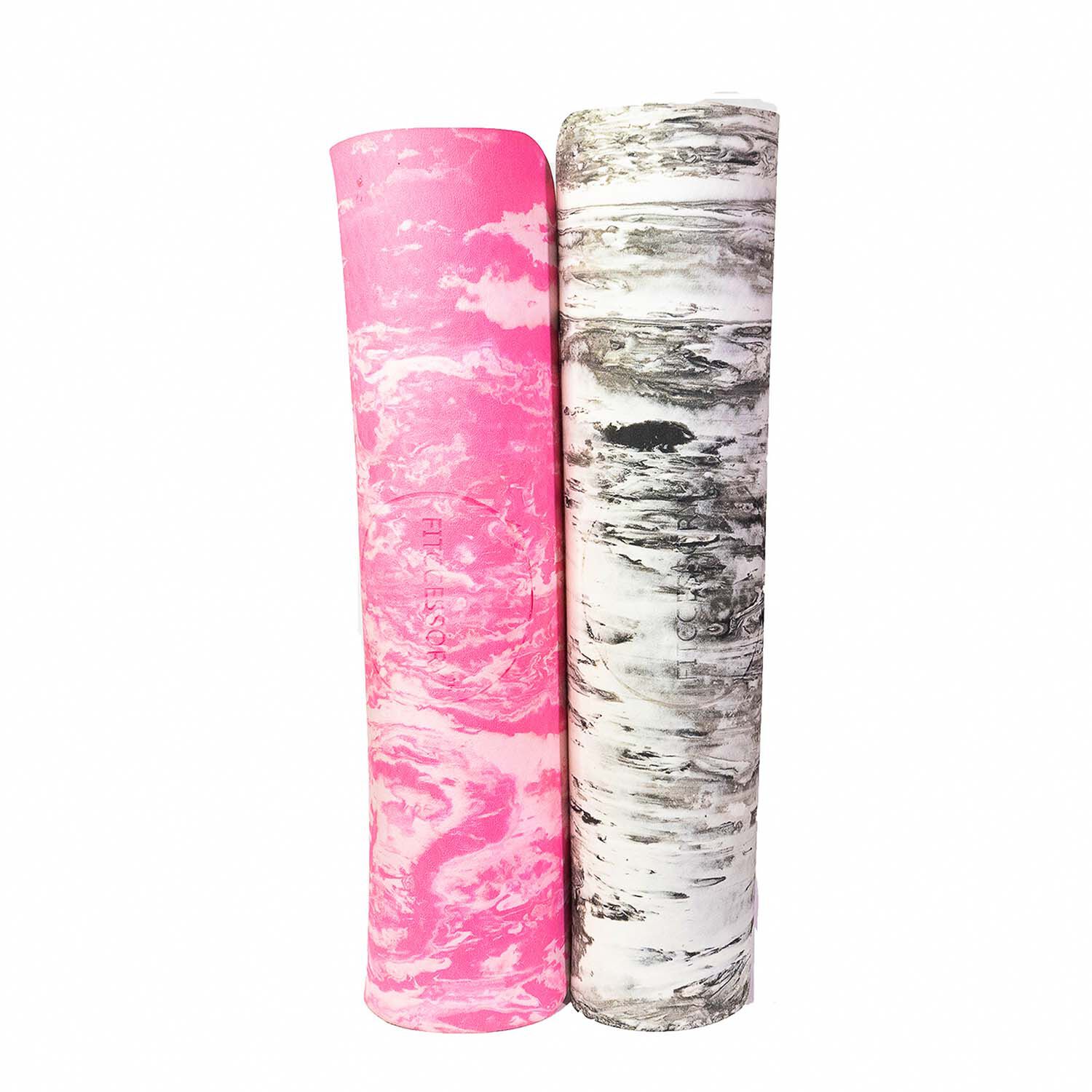 Fitccessory Marble Yoga Mat Black Gnc