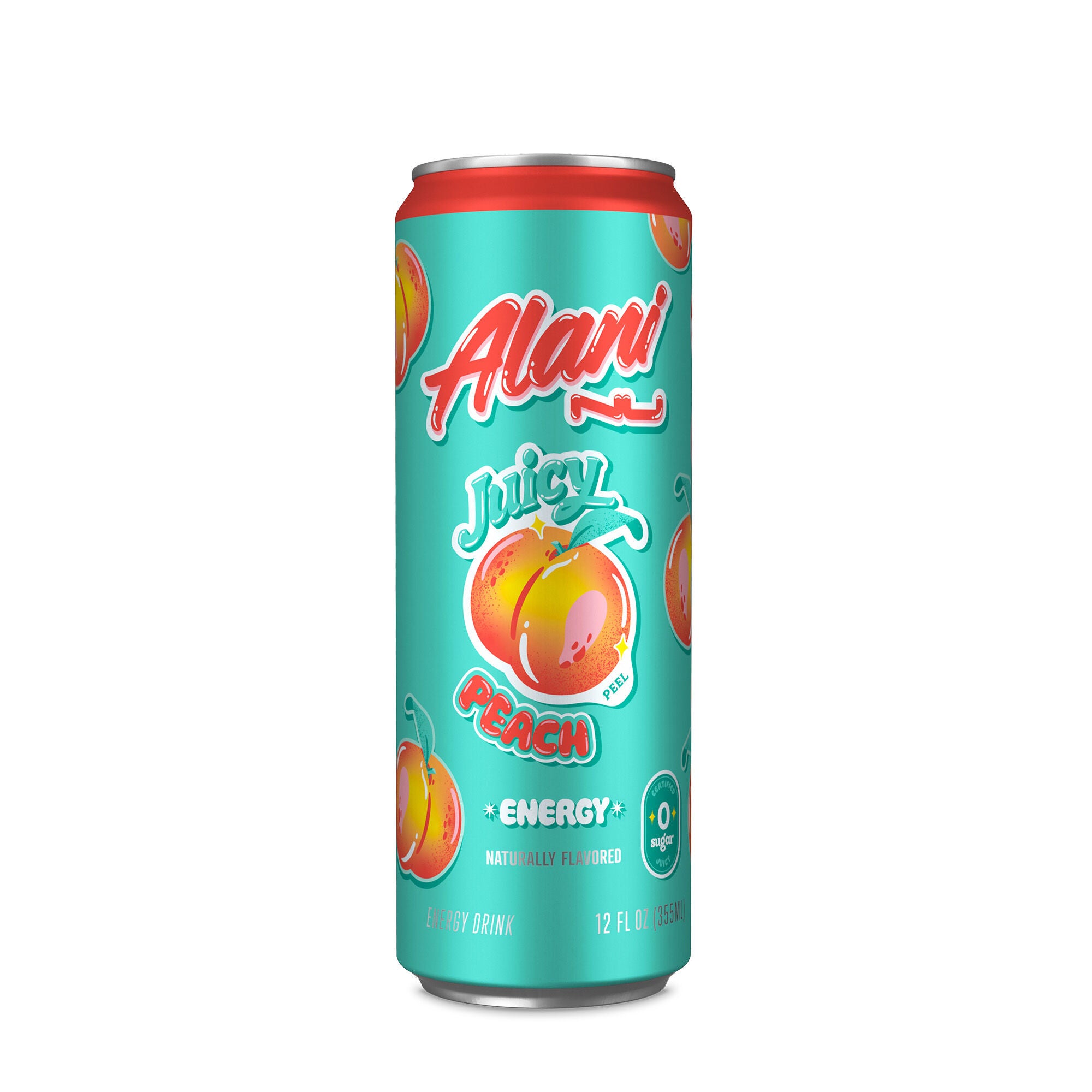 Energy Drink - Juicy Peach - 12oz. (12 Cans)