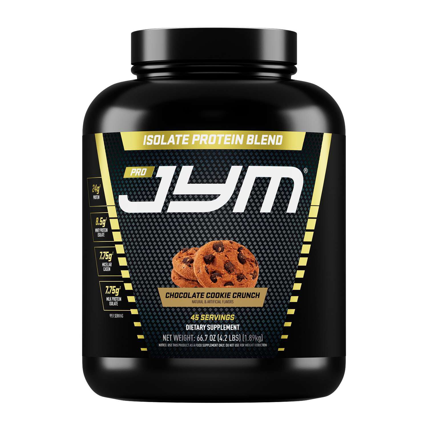 Pro Jym Protein - Chocolate Cookie Crunch (45 Servings) Chocolate Cookie Crunch | GNC