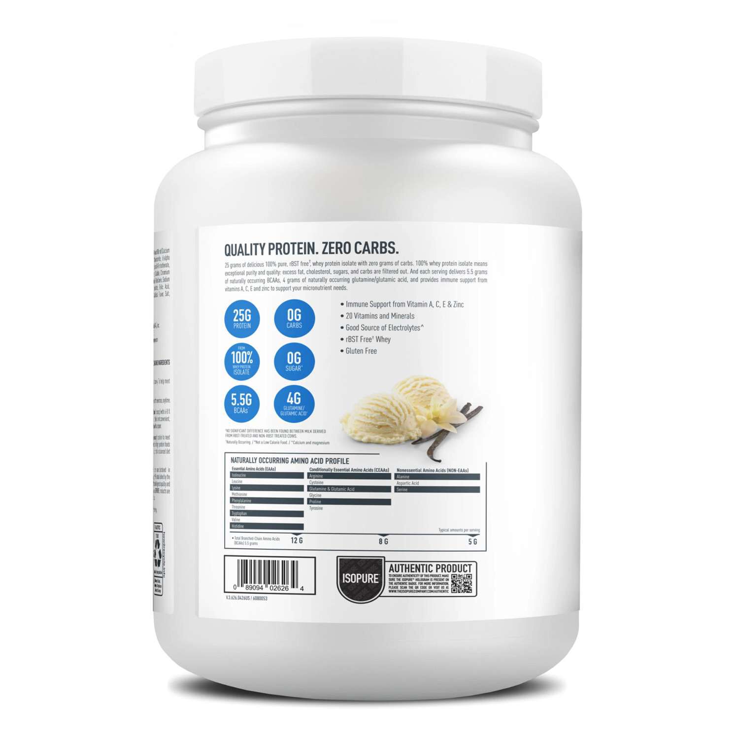 Protein Powder - Creamy Vanilla (14 Servings) Creamy Vanilla | GNC