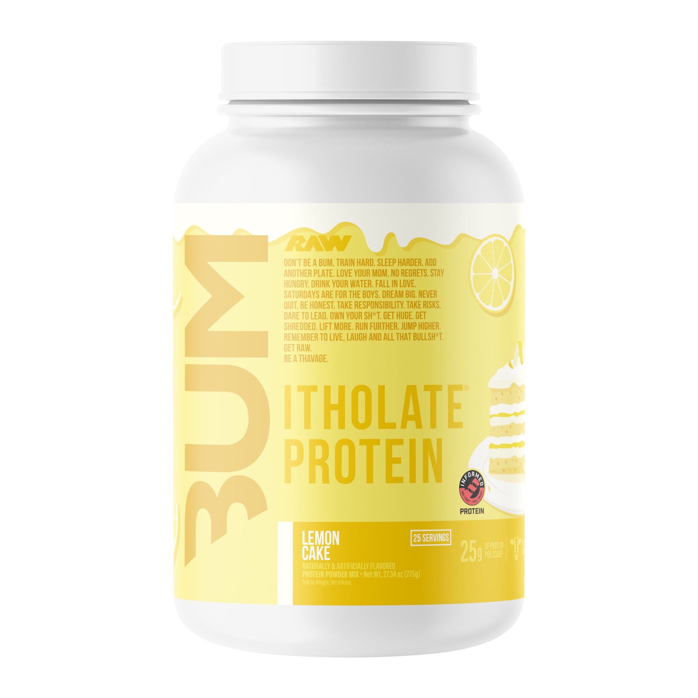 Itholate Protein - Lemon Cake (25 Servings)  | GNC