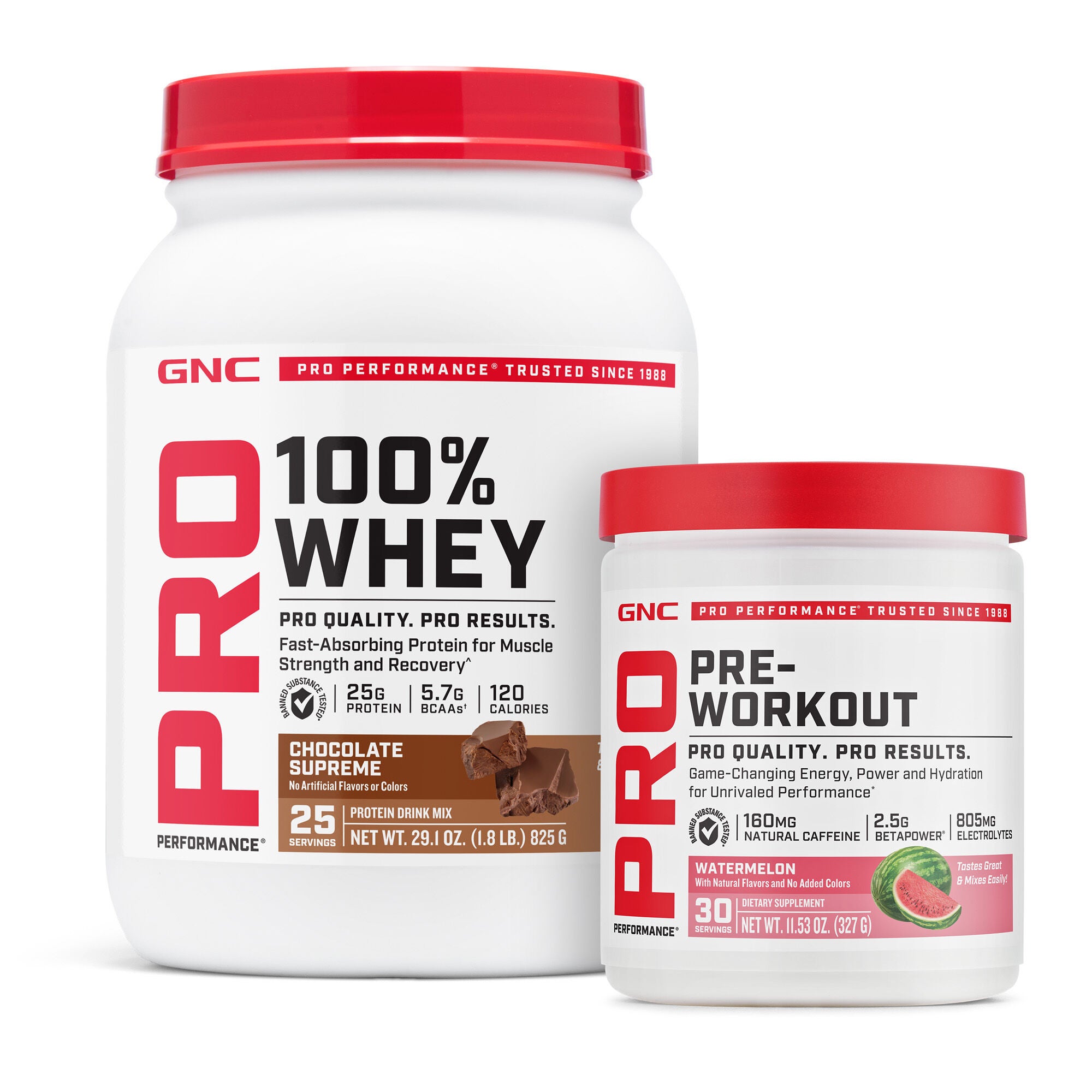 100% Whey Performance Stack  | GNC