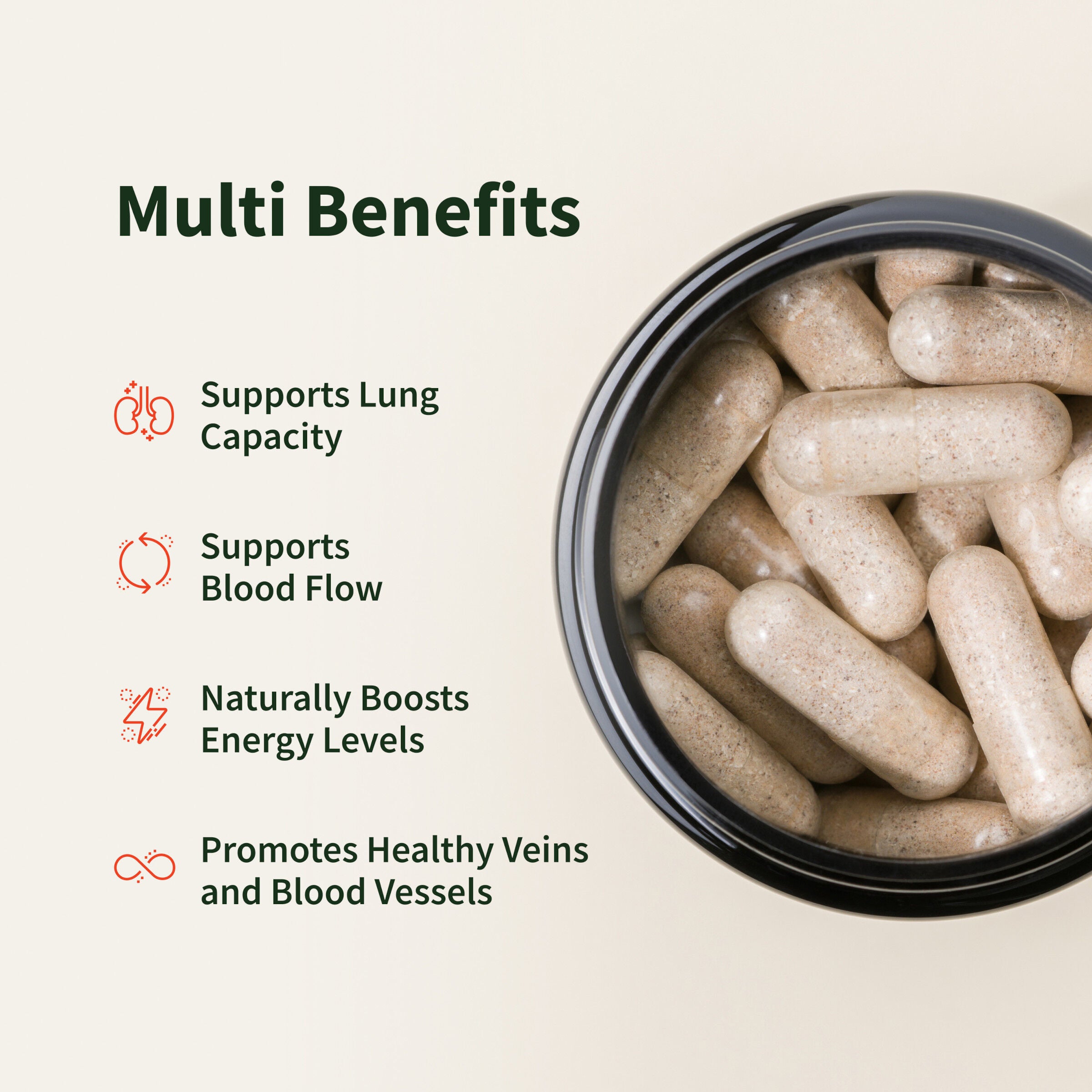 Nitric Oxide Booster - 90 Capsules (90 Servings)