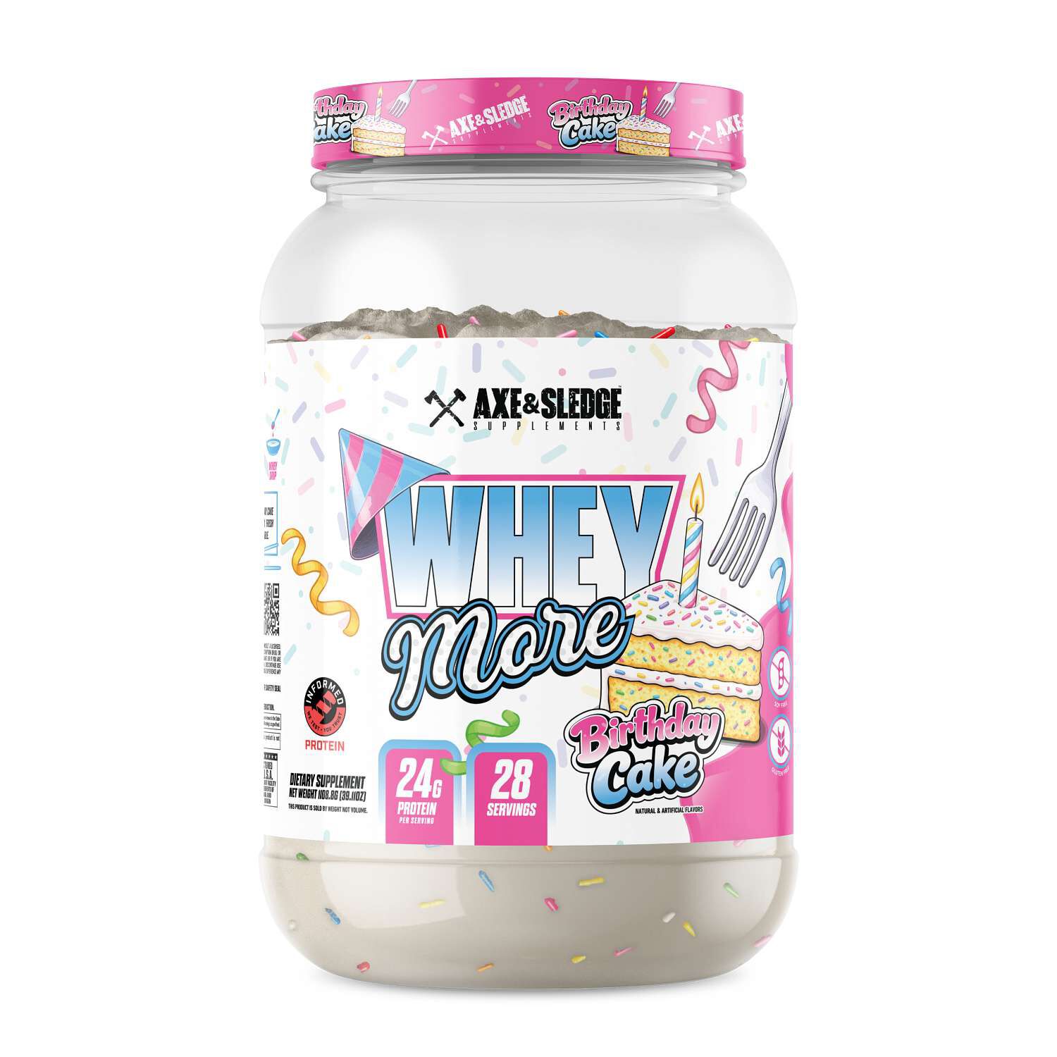 Whey More - Birthday Cake (28 Servings)  | GNC