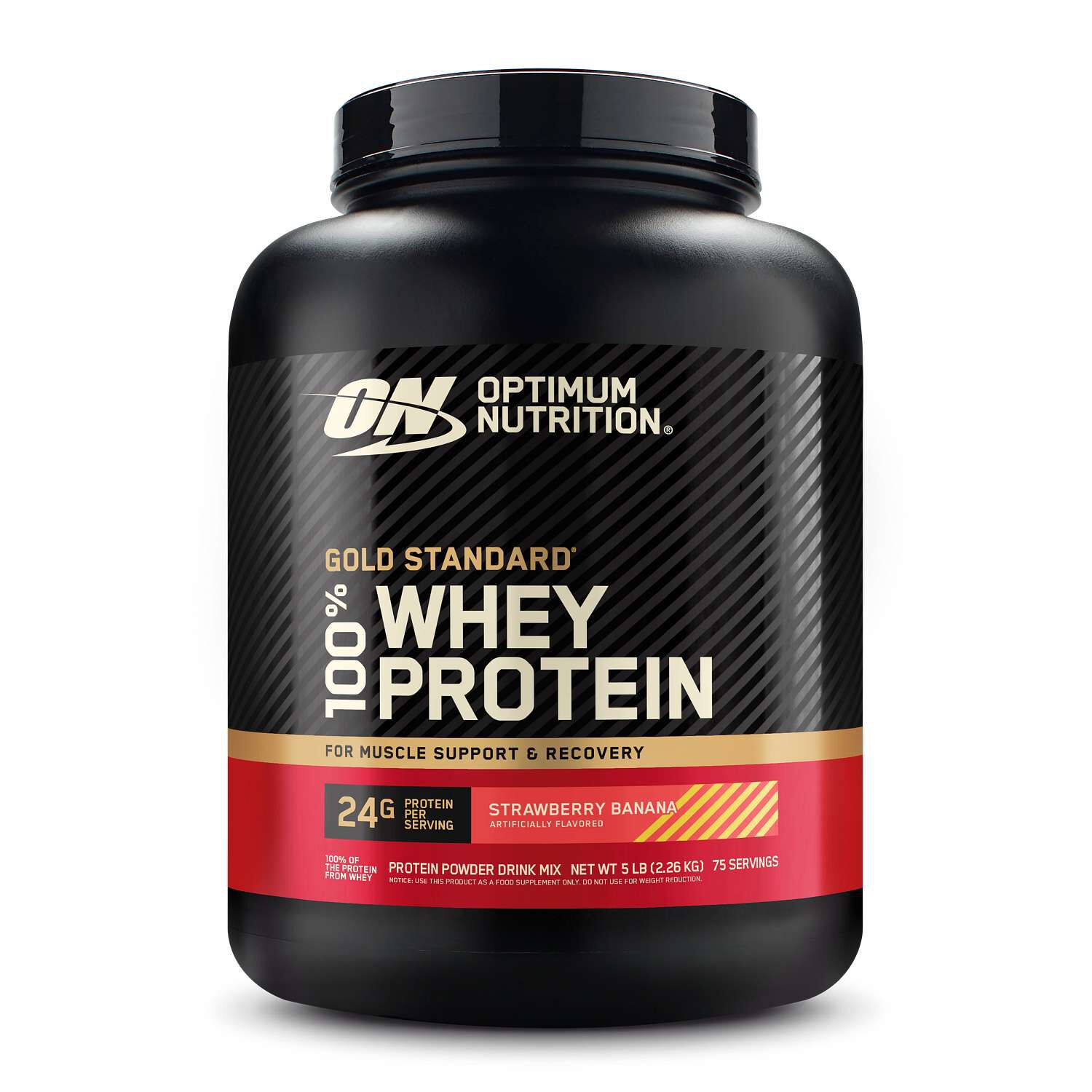 Gold Standard 100% Whey - Strawberry Banana (75 Servings)