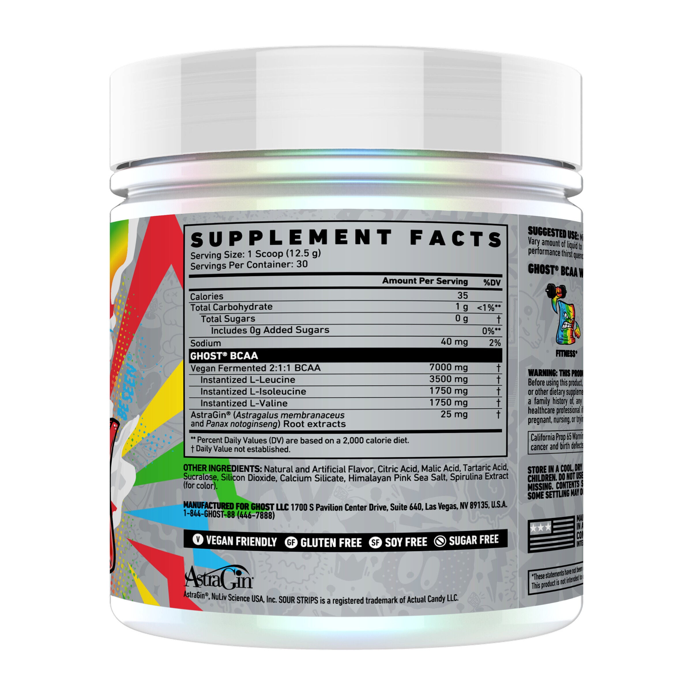 BCAA - Sour Strips&reg; Rainbow (30 Servings)