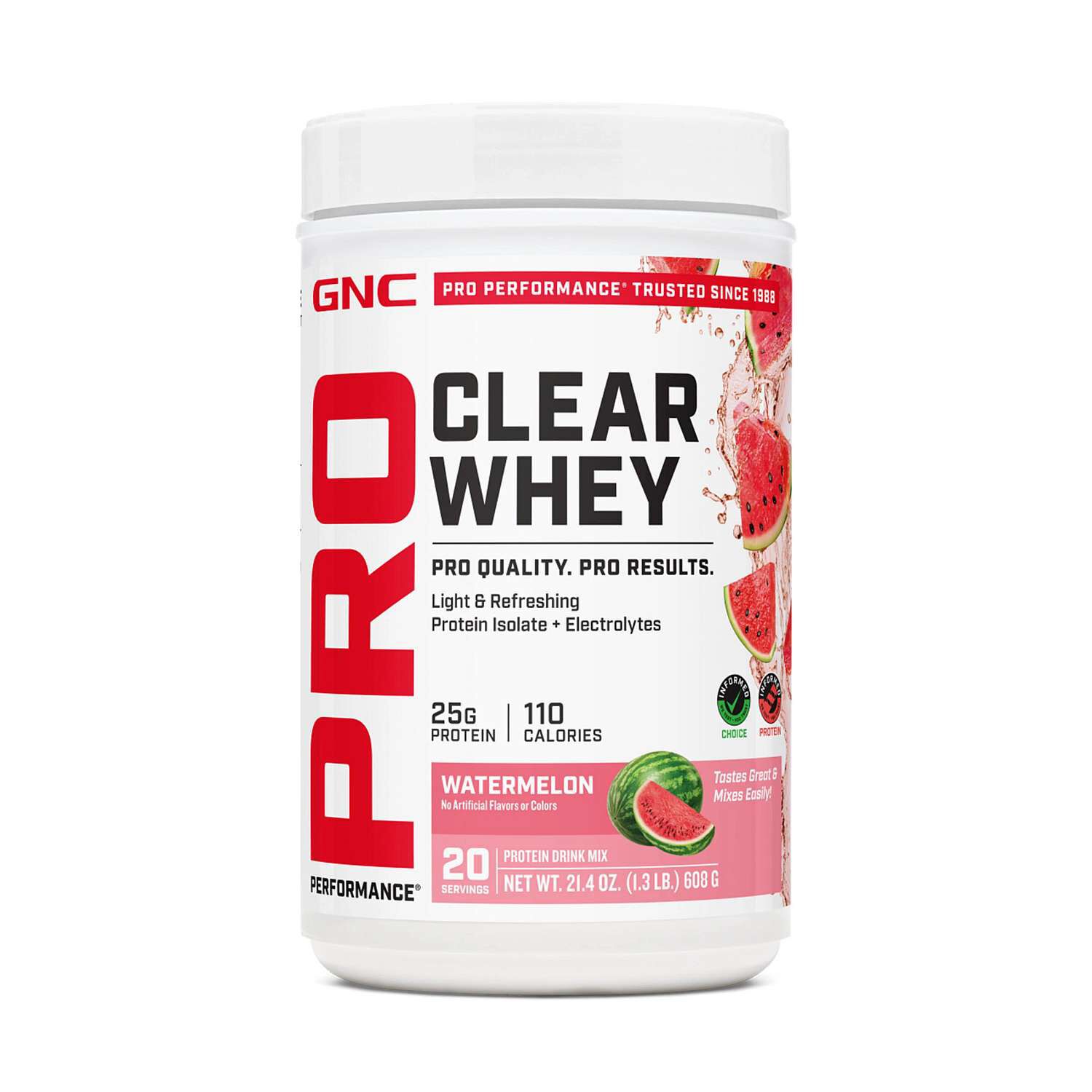 Clear Whey Protein - Watermelon (20 Servings) Watermelon | GNC