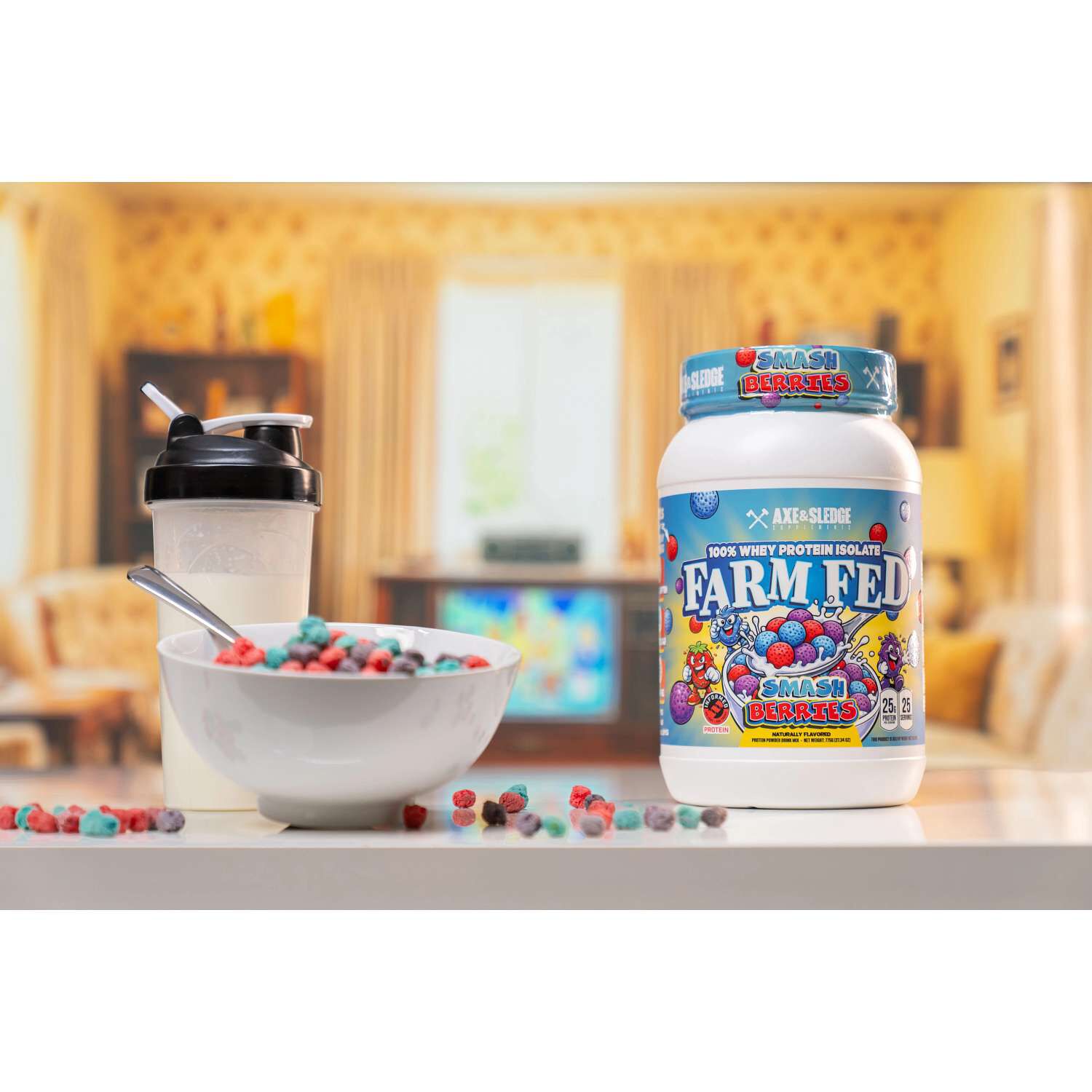 Farm Fed Protein - Smash Berries (25 Servings) Smash Berries | GNC