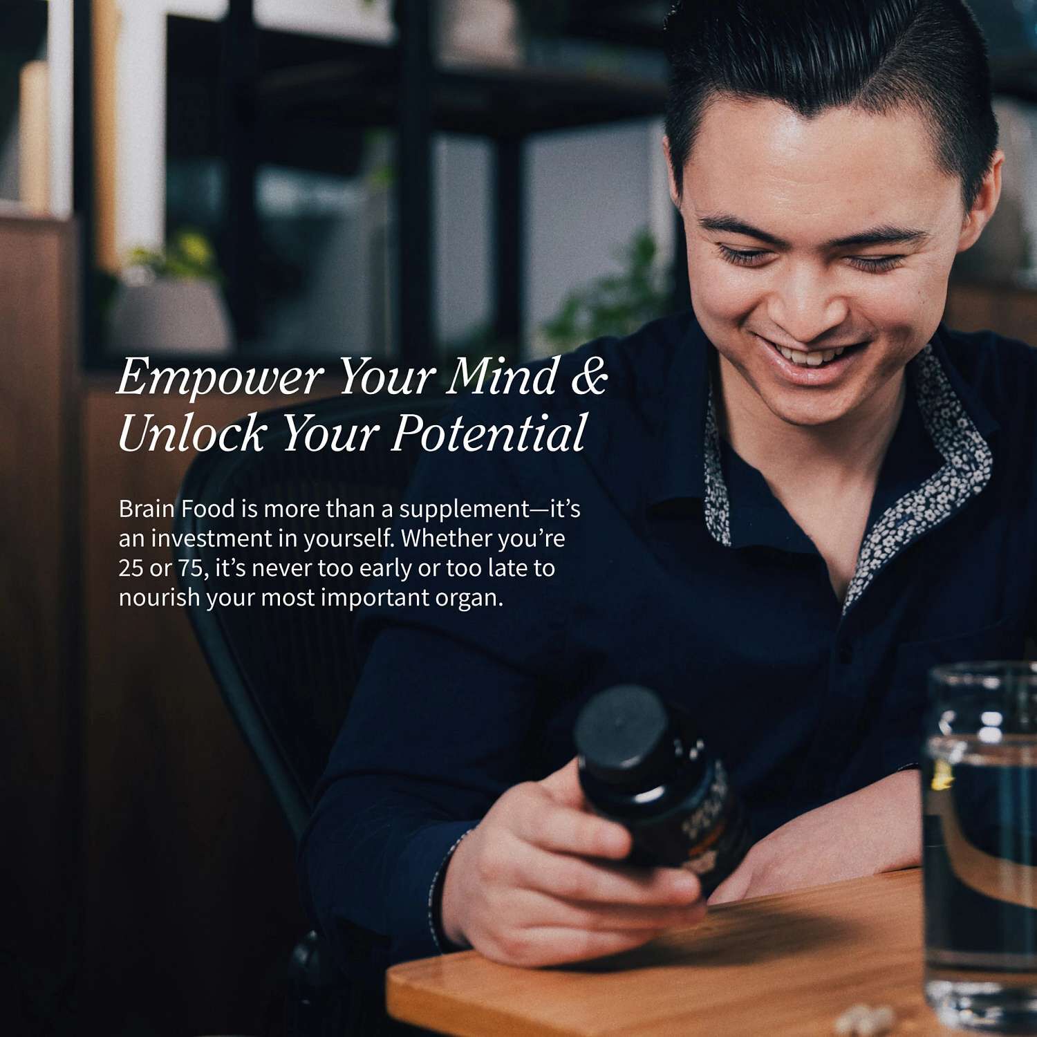 Brain Food Memory + Focus - 60 Capsules (30 Servings)  | GNC