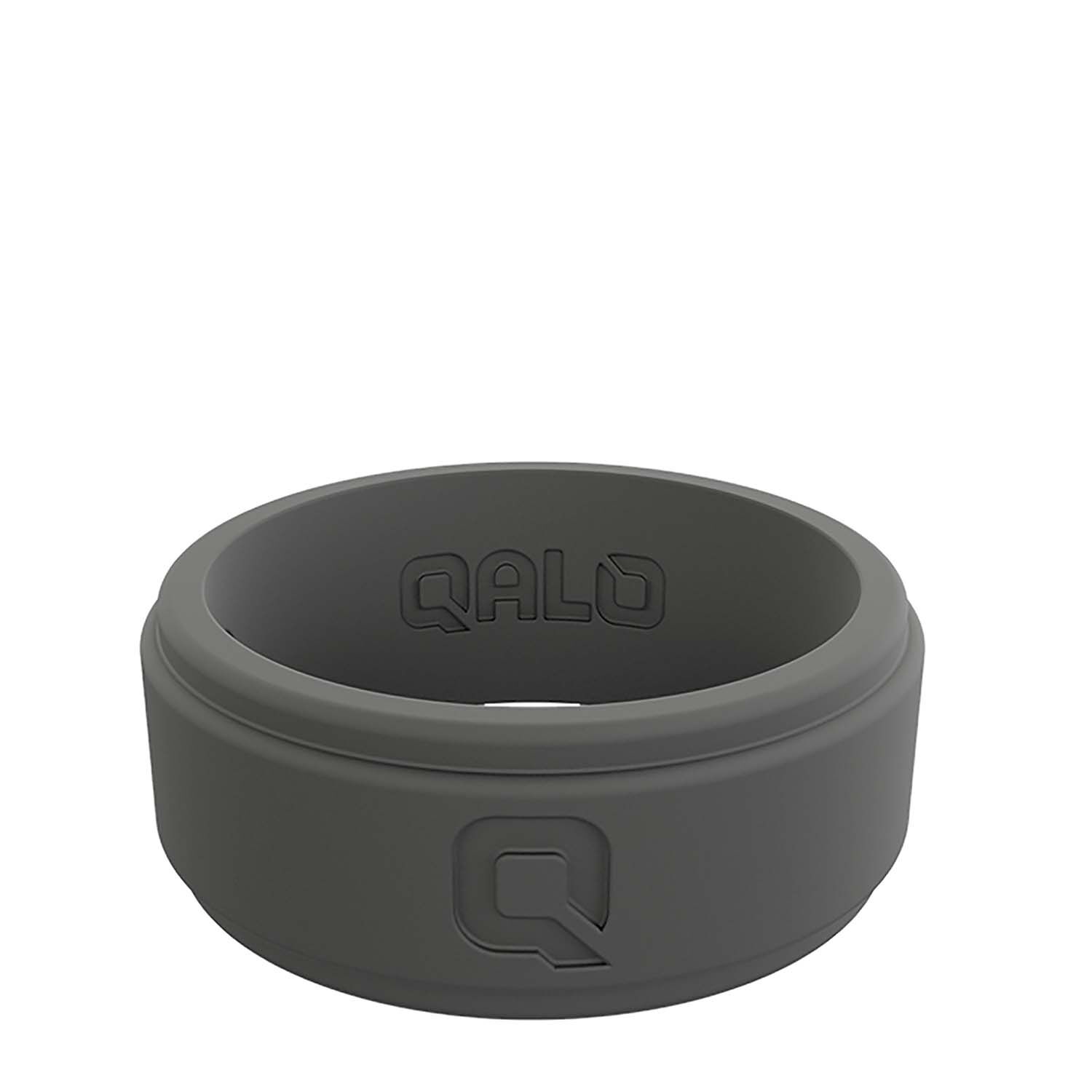 Qalo Men S Step Edge Charcoal Size 9 Gnc Buy your qalo step edge ring today if you're looking for a comfortable alternative wedding band. men s step edge charcoal size 9