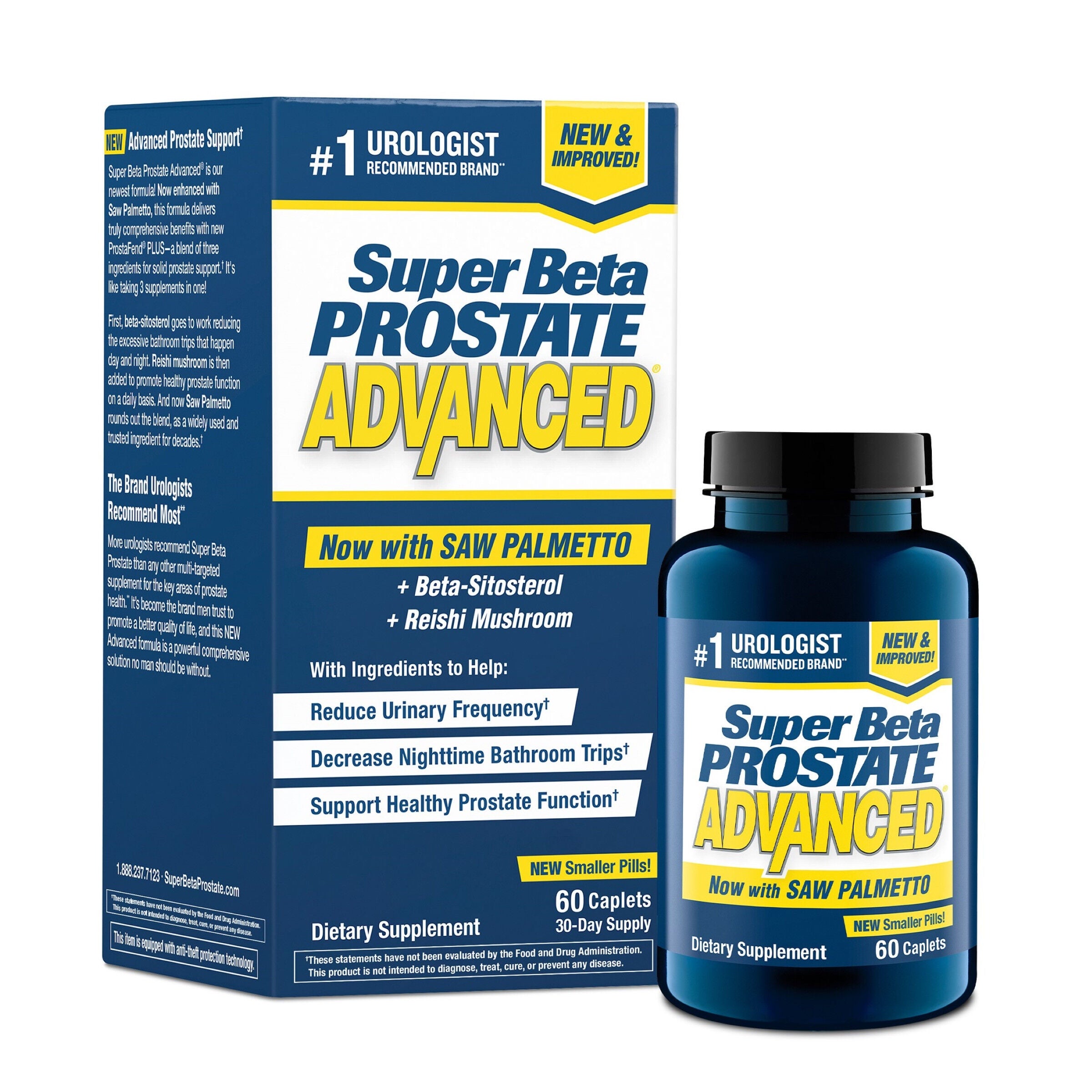 Super Beta Prostate Advanced - 60 Caplets (30 Servings)  | GNC