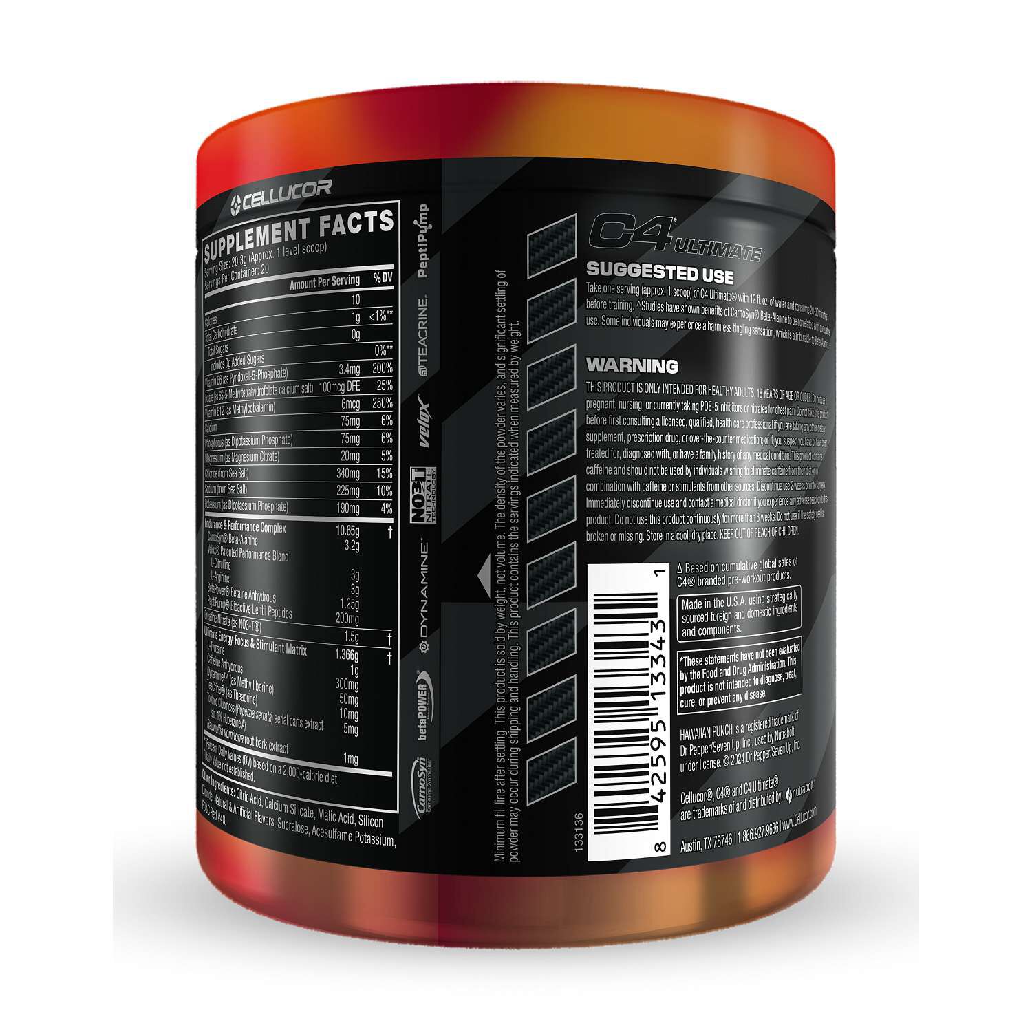 C4 Ultimate Pre-Workout - Hawaiian Punch (20 Servings)  | GNC