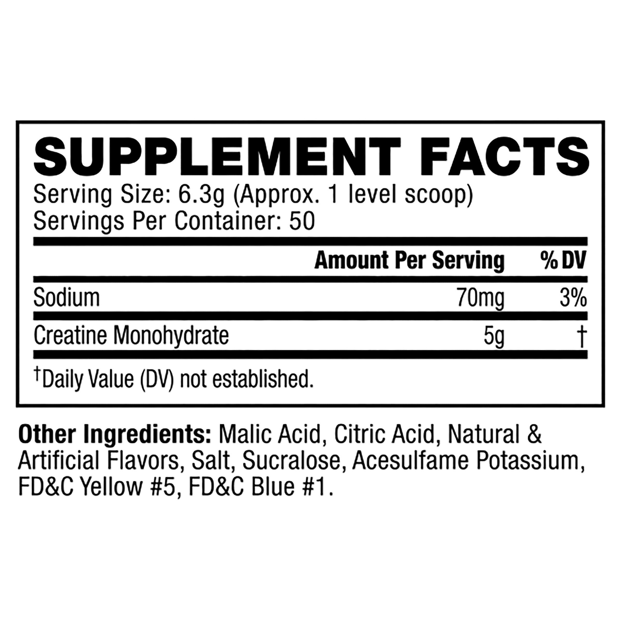 COR-Performance Creatine - Green Apple Jolly Rancher (50 Servings)  | GNC
