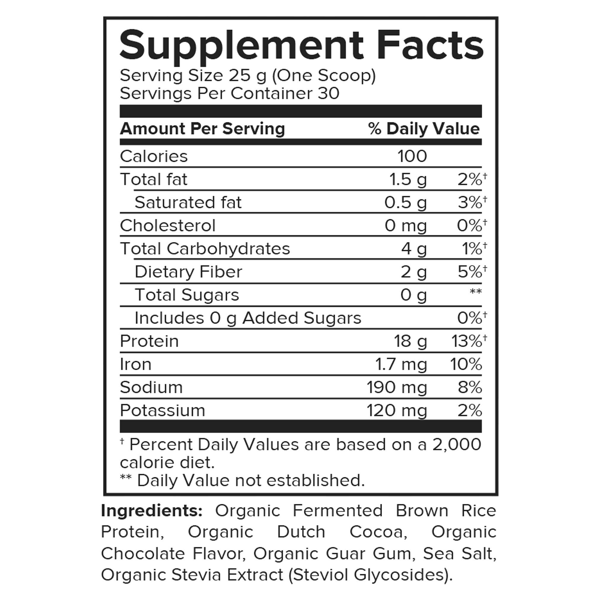 Vegan Plant Protein - Chocolate (30 Servings)  | GNC