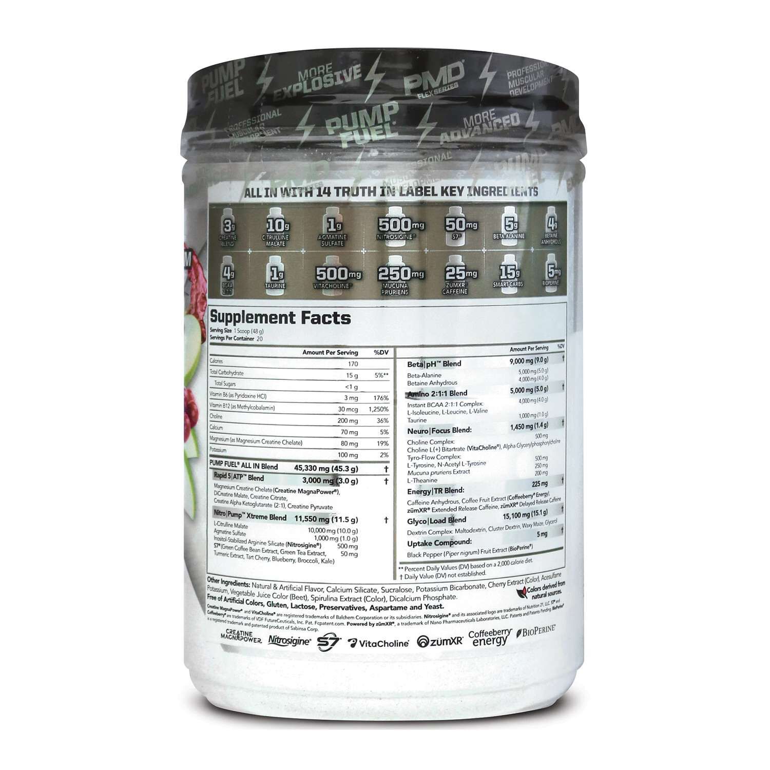 RECEPT CBGオイル　prime my body PMD® - Pump Fuel All In - Crushin' Cranberry Apple (20 Servings) | GNC