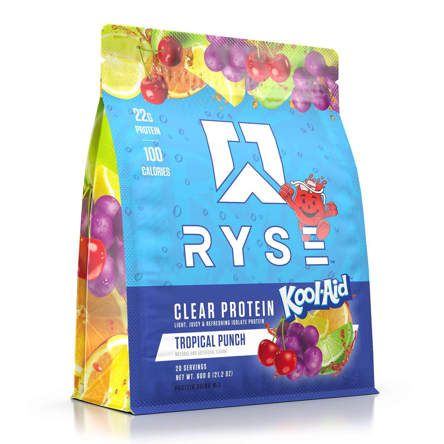 Clear Protein - Kool-Aid&trade; Tropical Punch - 20.5 oz (20 Servings)
