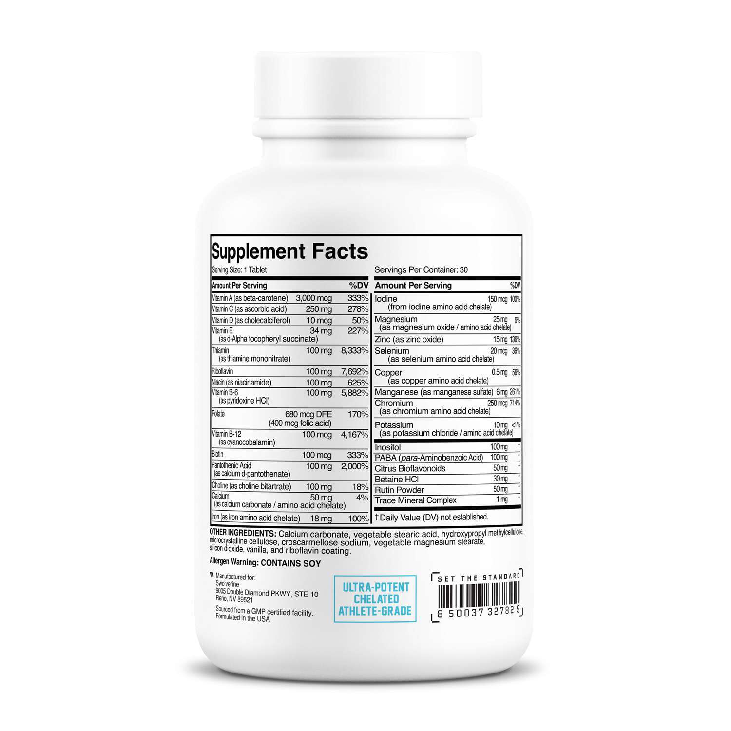 Multivitamin - 30 Tablets (30 Servings)  | GNC