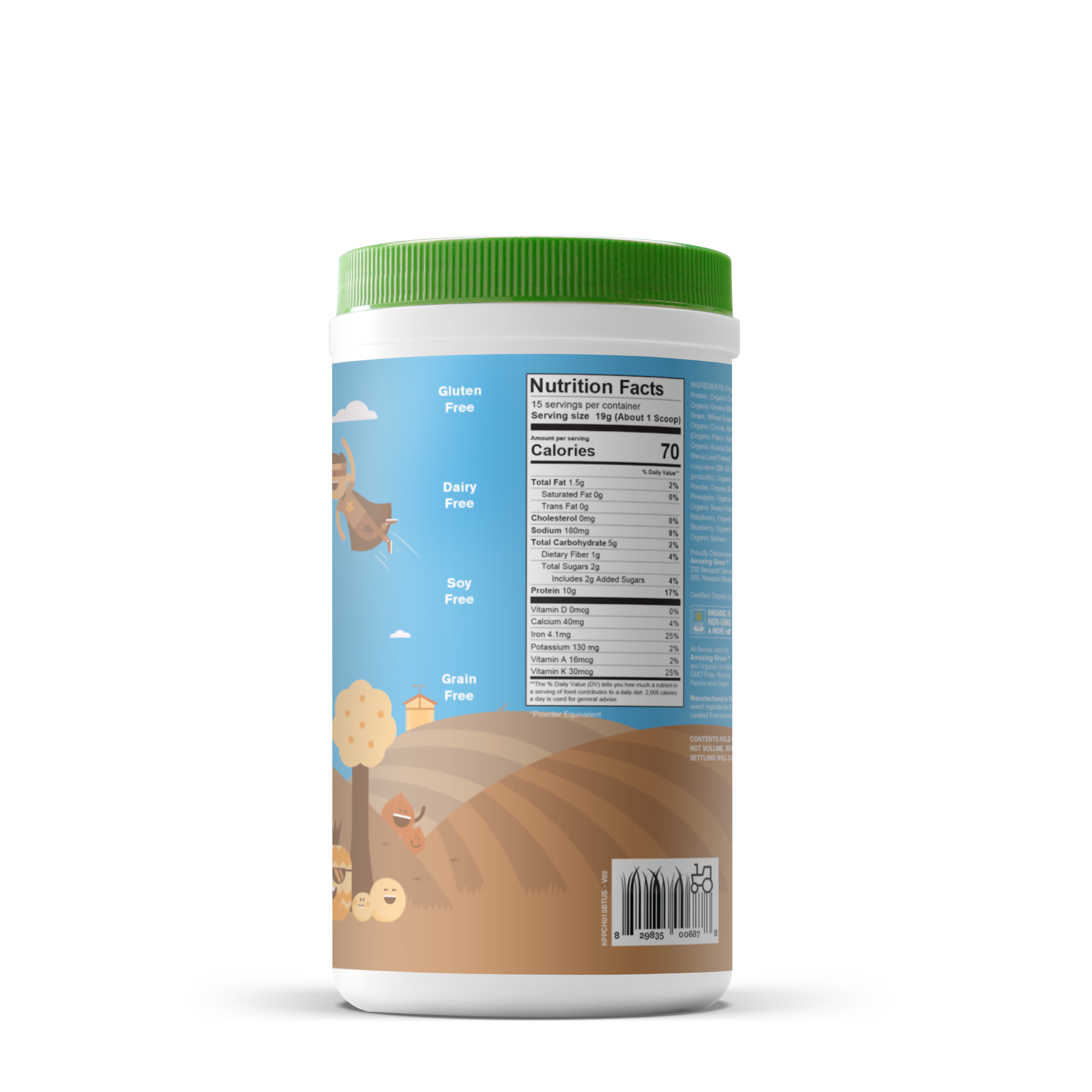 Kidz Superfood Protein + Probiotics - Extreme Chocolate (15 Servings)  | GNC