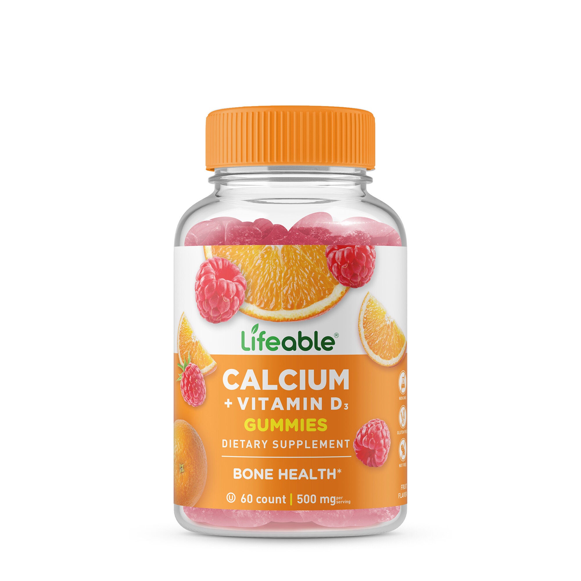 Calcium and Vitamin D3 - 60 Gummies (30 Servings)  | GNC