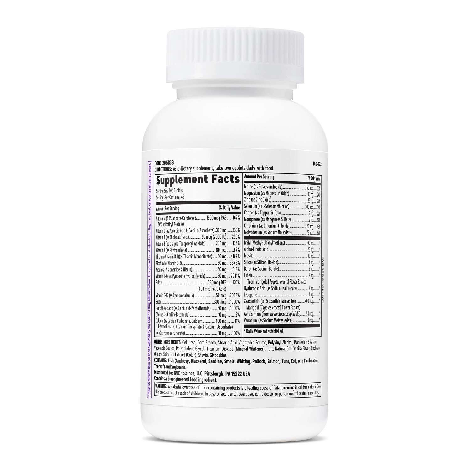 Active Multivitamin - 90 Caplets (45 Servings)