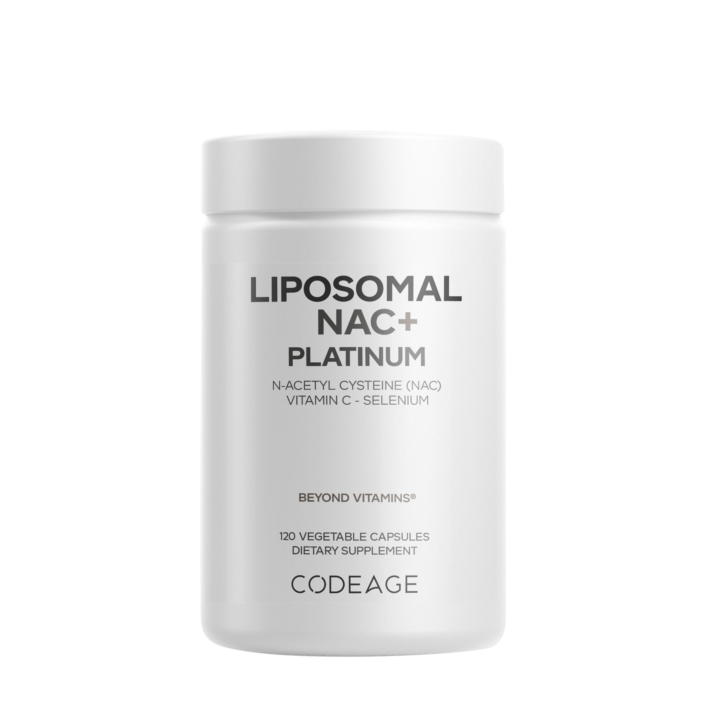 Liposomal NAC+ Platinum - 120 Capsules (60 Servings)  | GNC