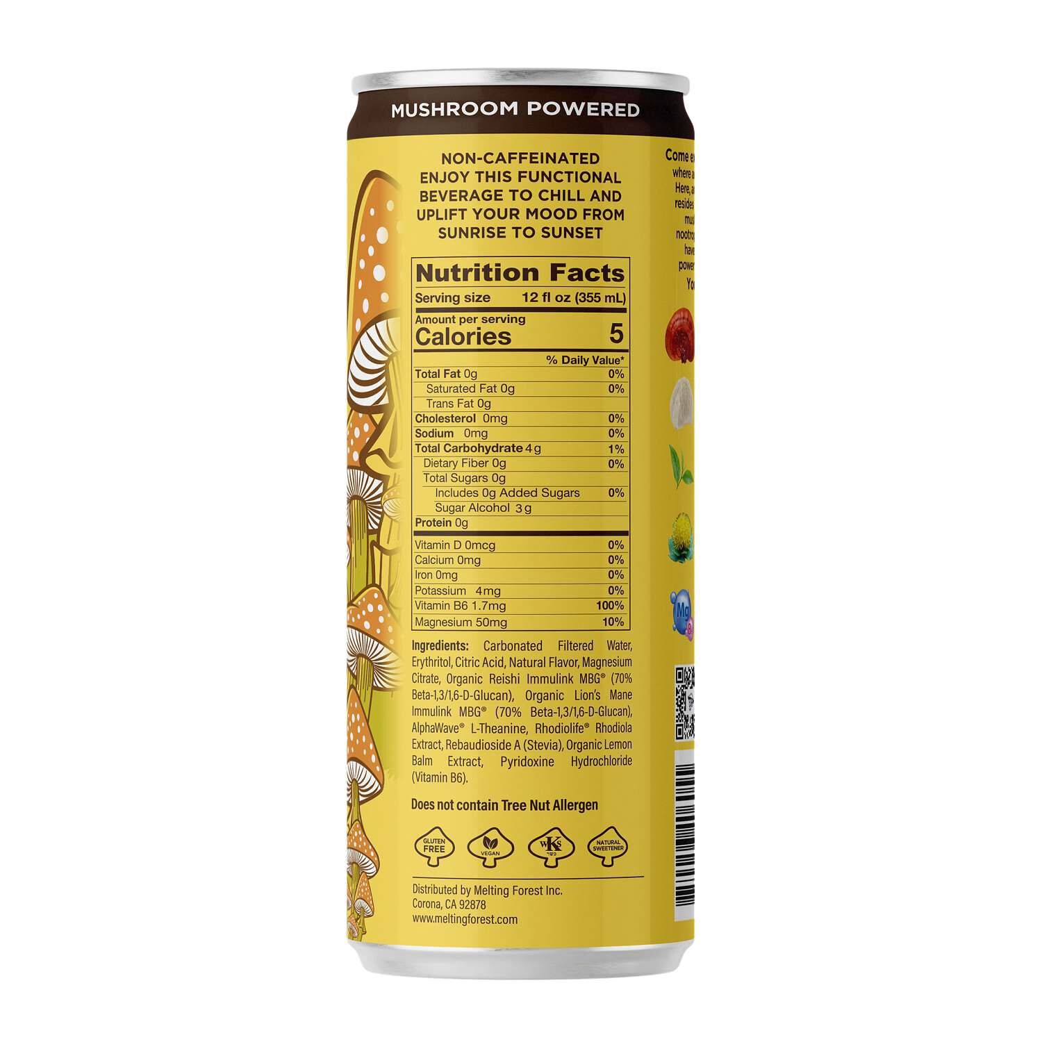 Functional D-Stress Drink - Coconut Pineapple - 12 oz. (12 Cans)