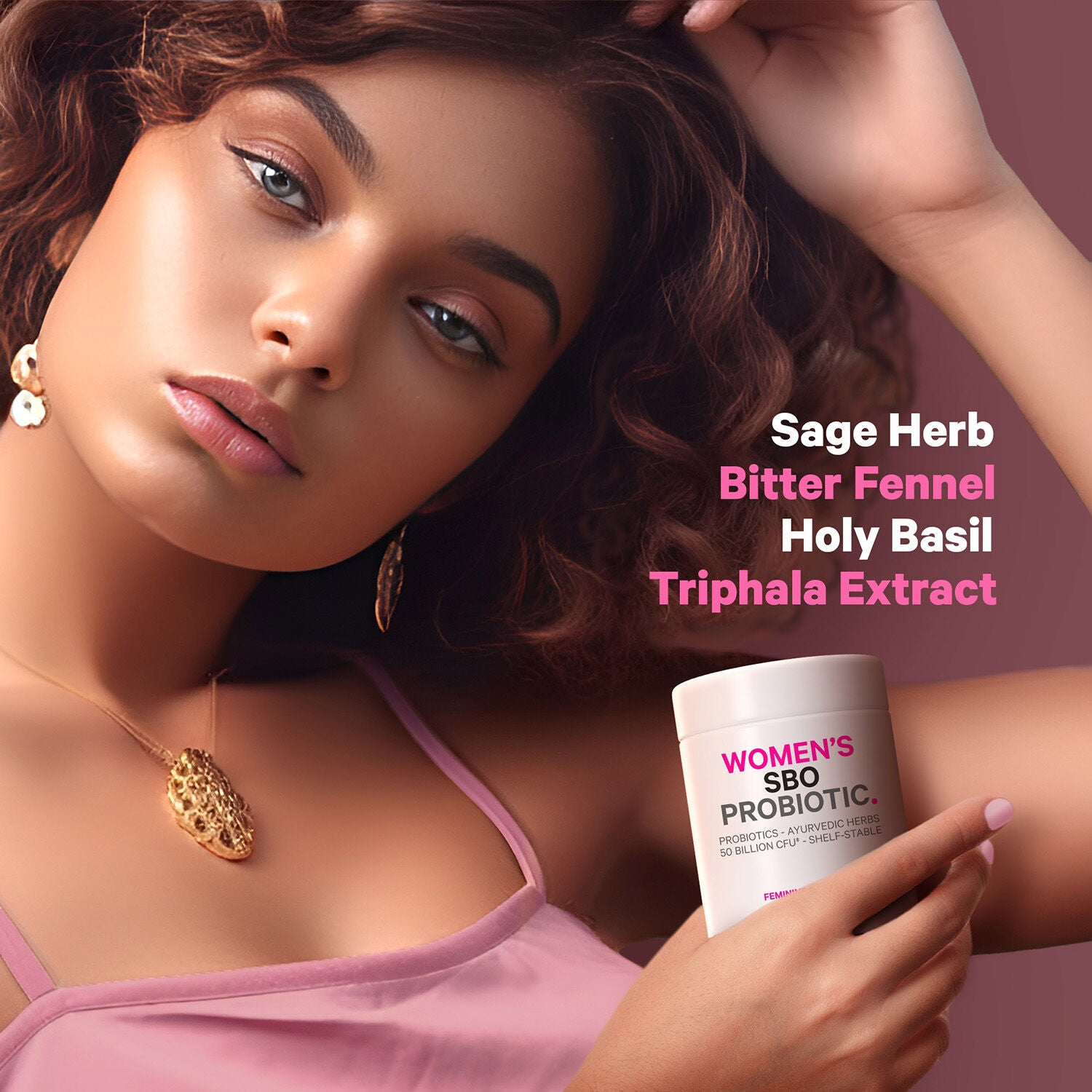 Women's Probiotic 50 Billion CFU &amp; Prebiotics Vegan Digestion Supplement - 60 Capsules (30 Servings)  | GNC