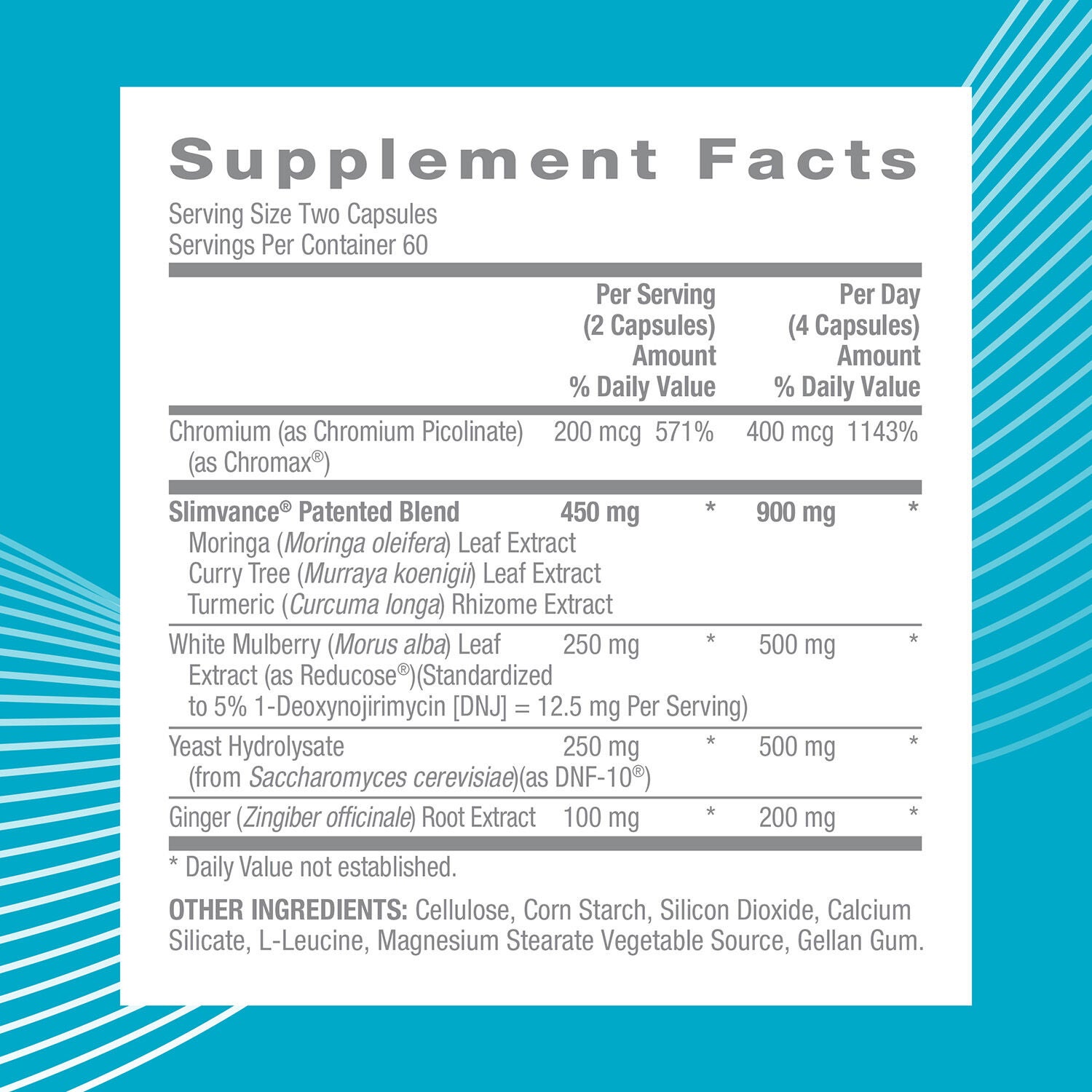 New &amp; Improved GlucaTrim&trade; - 120 Capsules (60 Servings)  | GNC