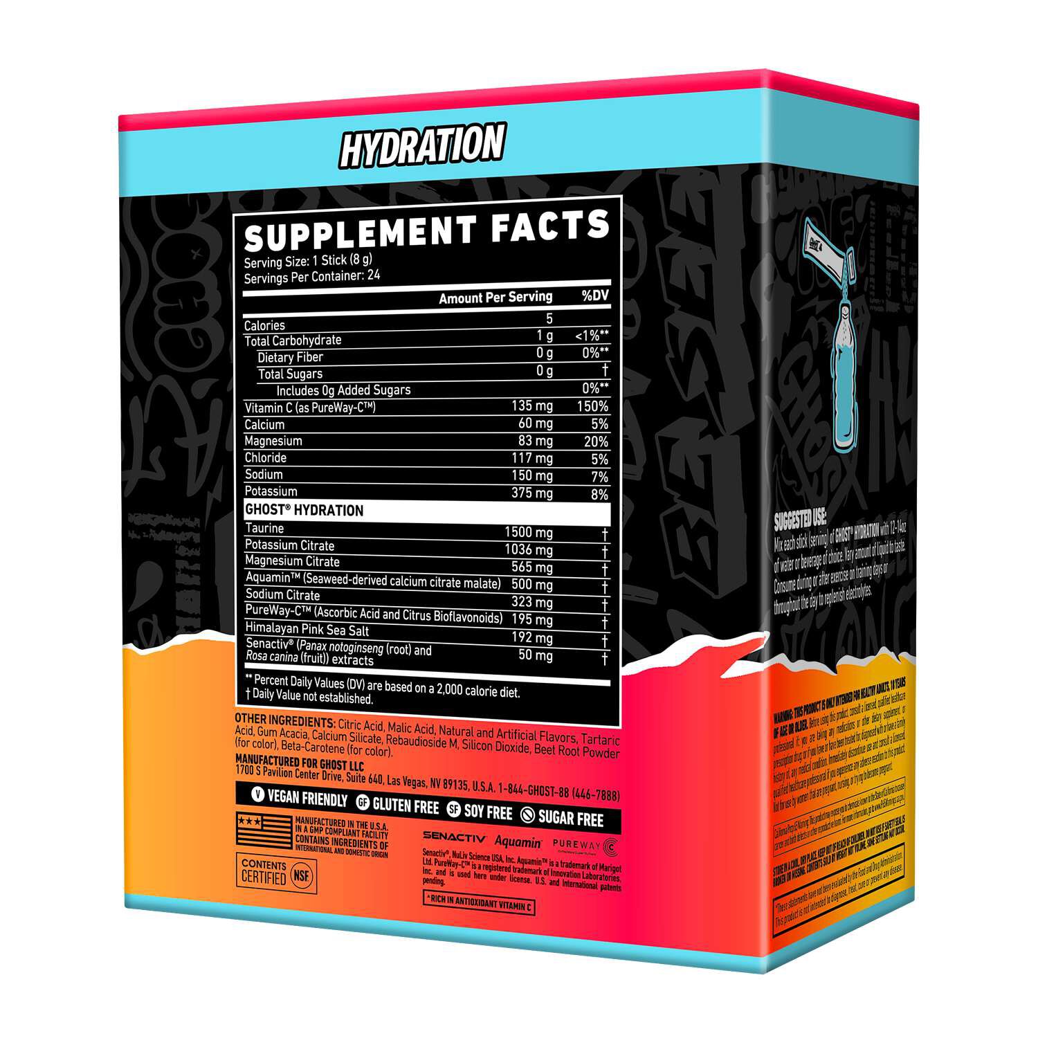 Hydration Sticks - Strawbango&trade; (24 Stick Packs)