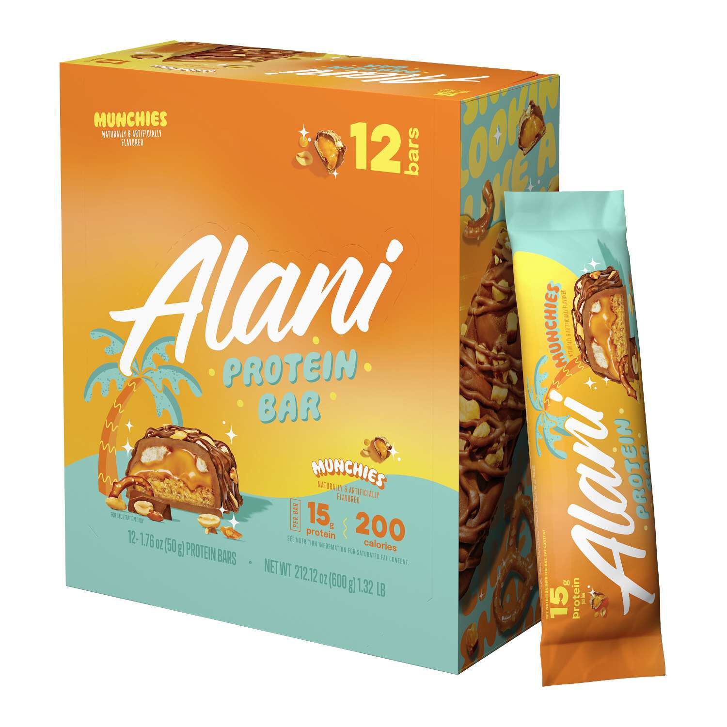 Protein Bar - Munchies (12 Bars) Munchies&trade; | GNC
