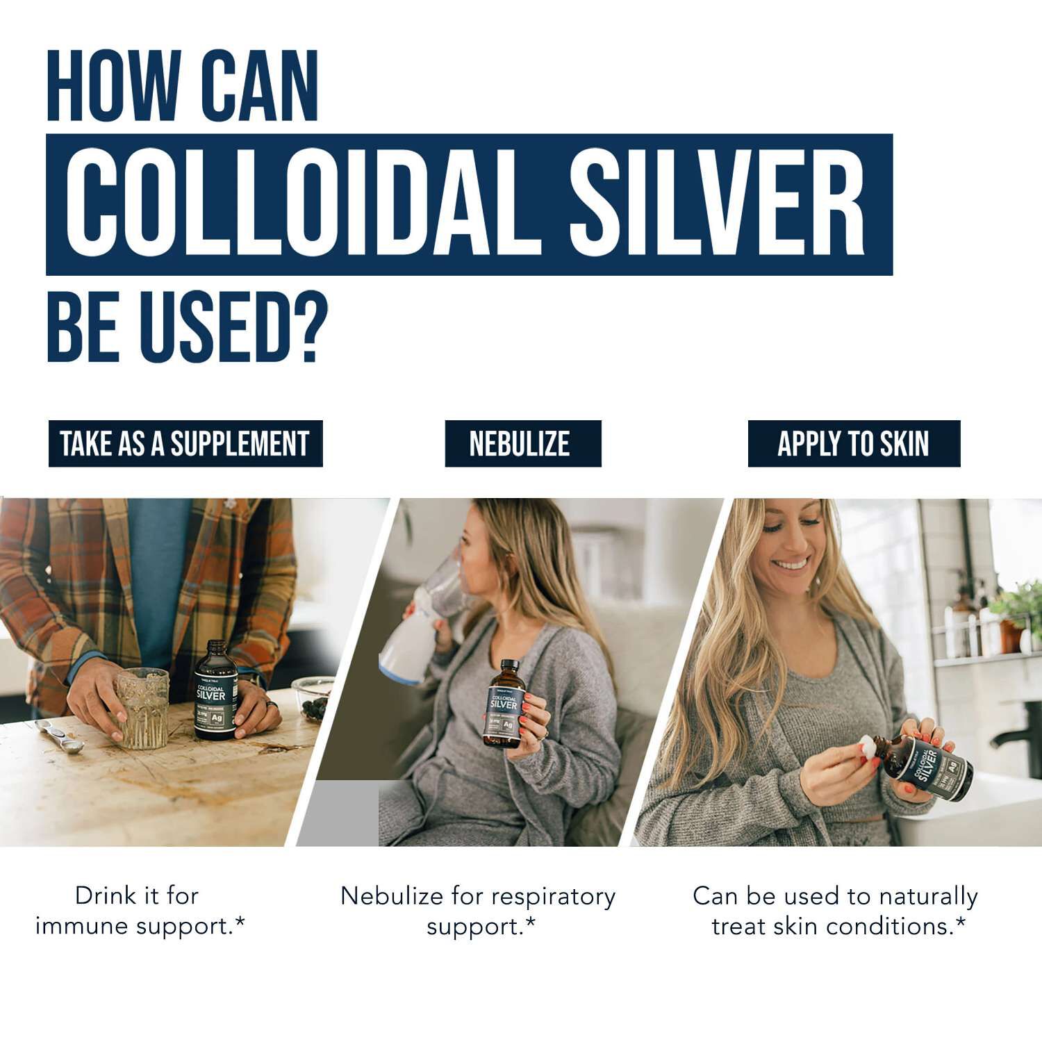 Colloidal Silver - 8 fl oz (48 Servings)  | GNC