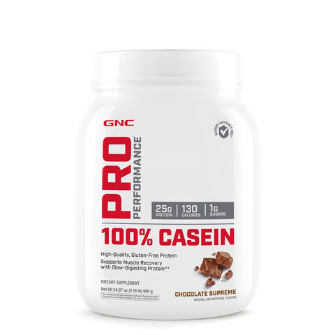 GNC Pro Performance Casein Protein Powder Chocolate Supreme