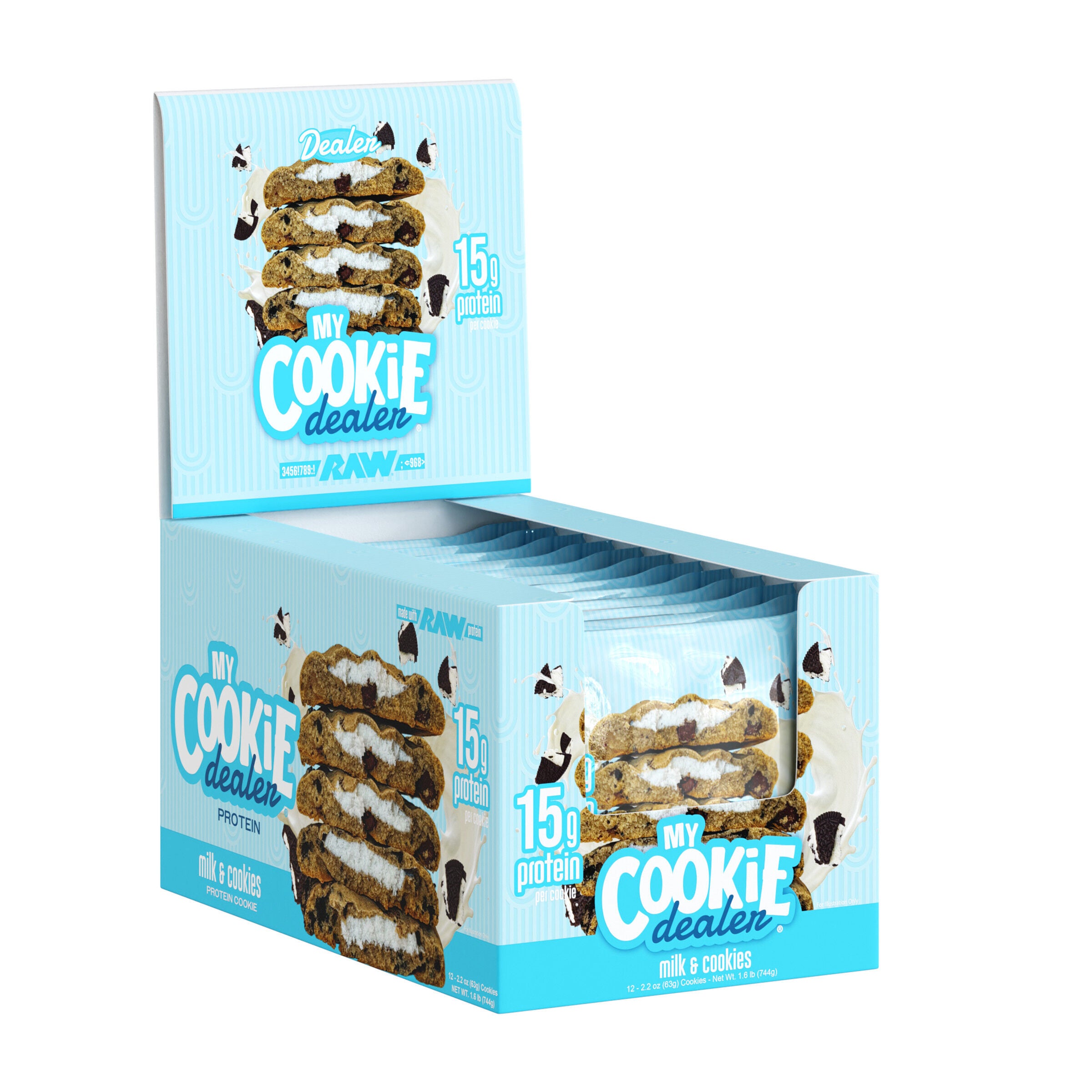 Snack Size Protein Cookie - Milk &amp; Cookies (12 Cookies)  | GNC