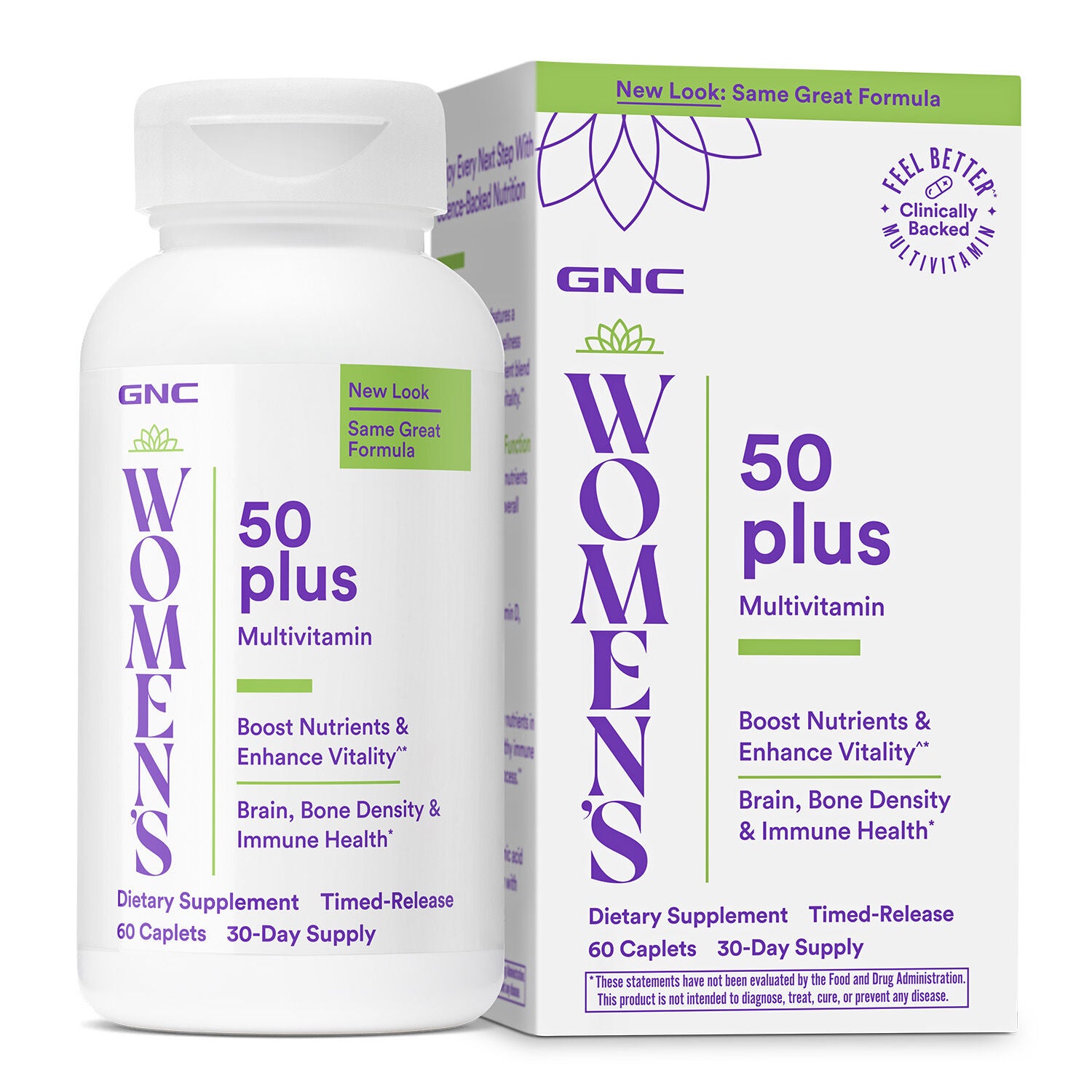 50+ Multivitamin - 60 Capsules (30 Servings)  | GNC