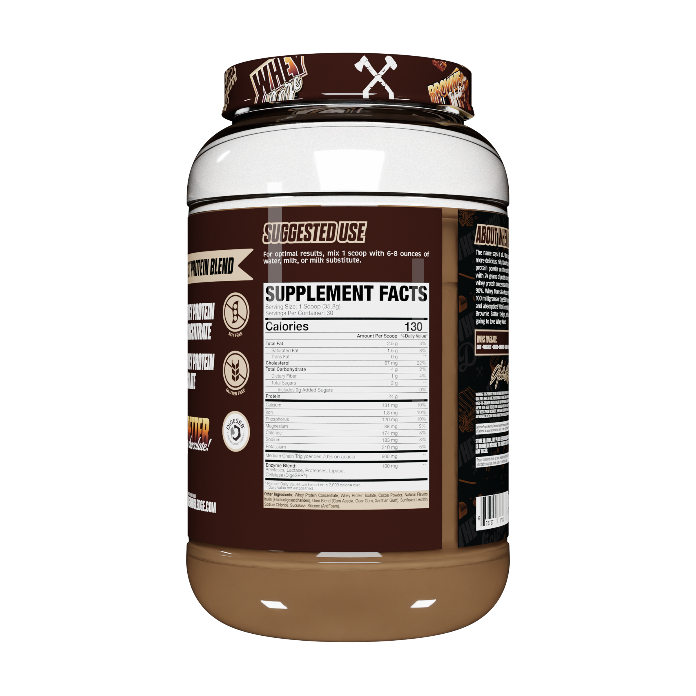 Whey More - Brownie Batter (30 Servings)